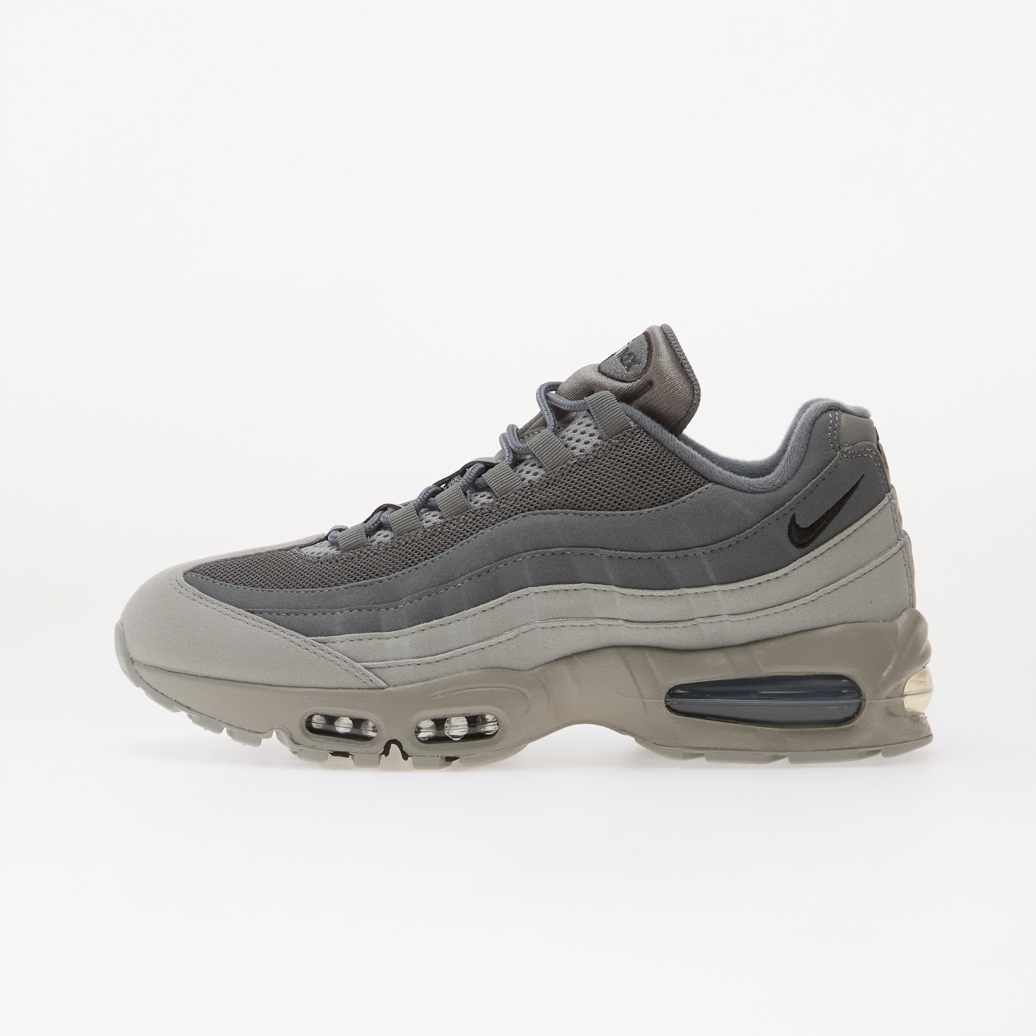 Nike Сникърси Air Max 95 Big Bubble OG Smoke Grey/ Dk Smoke Grey-Lt Smoke Grey