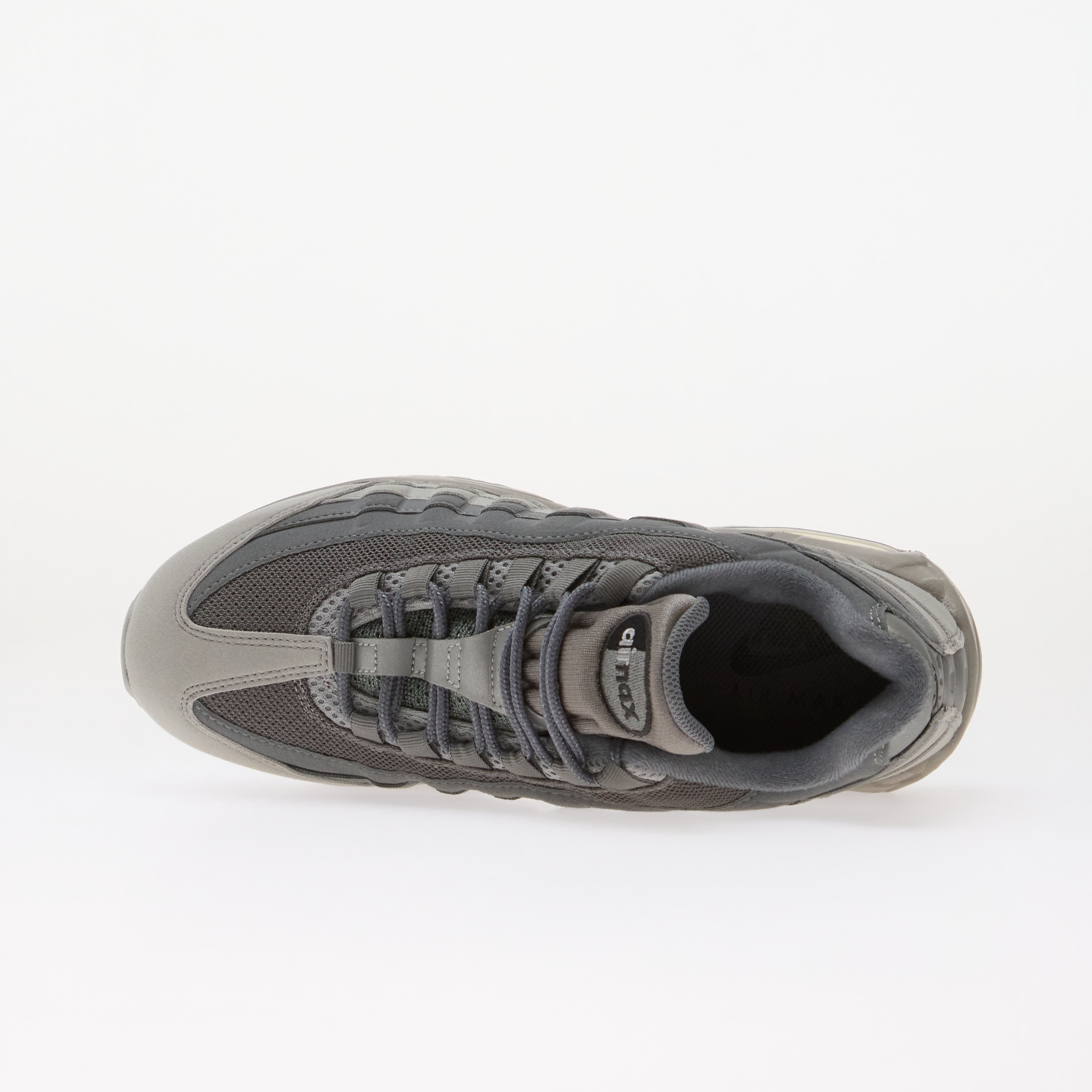 Nike Сникърси Air Max 95 Big Bubble OG Smoke Grey/ Dk Smoke Grey-Lt Smoke Grey