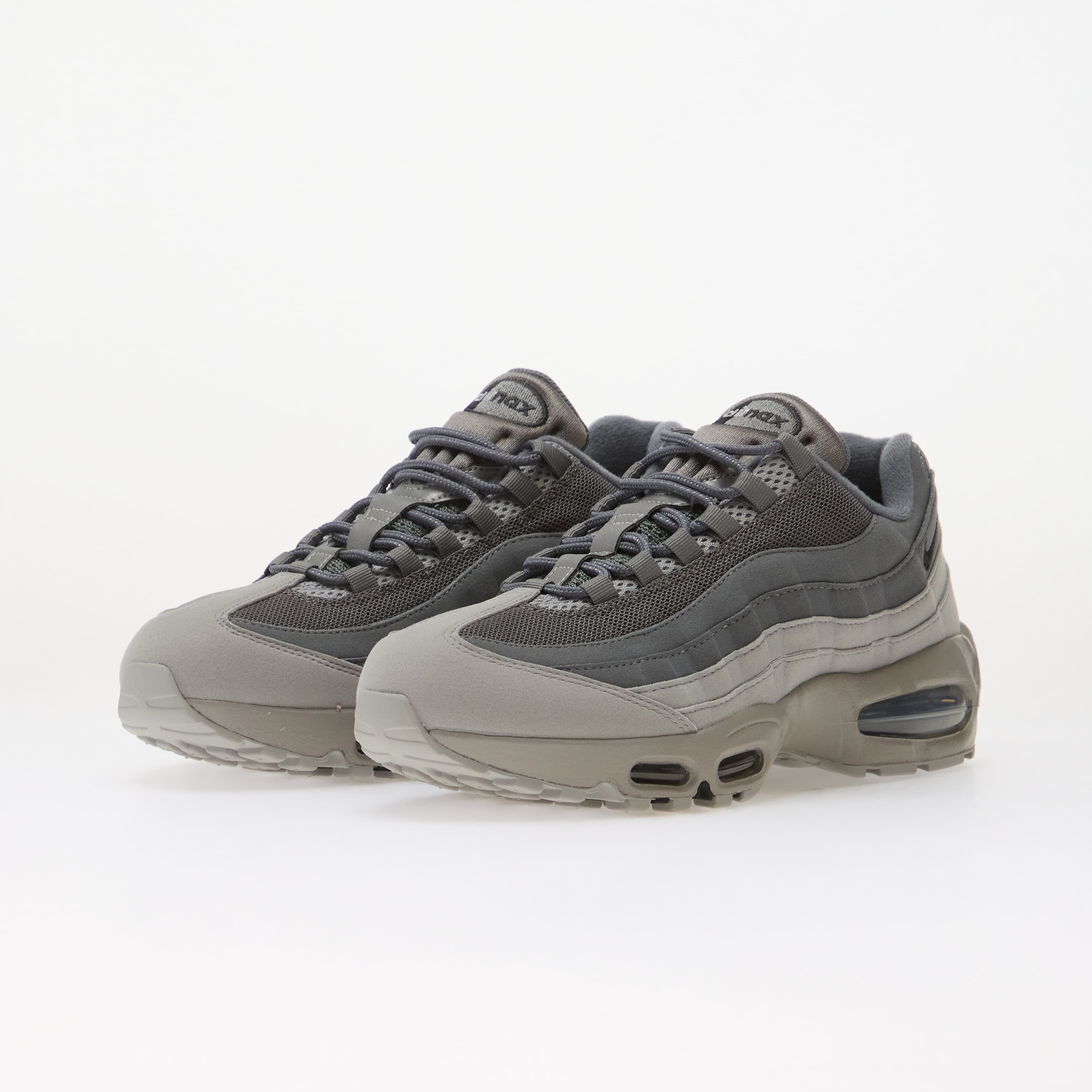 Nike Сникърси Air Max 95 Big Bubble OG Smoke Grey/ Dk Smoke Grey-Lt Smoke Grey