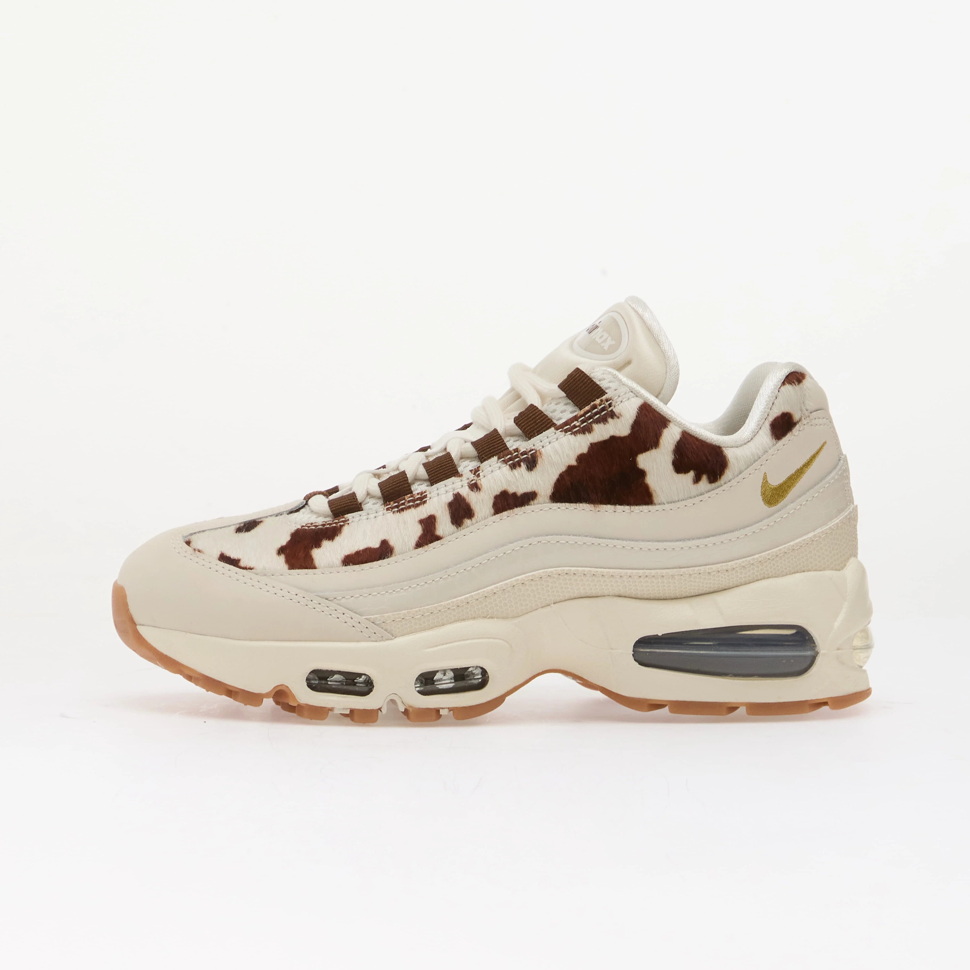 Nike Сникърси Air Max 95 Big Bubble Premium Phantom/ Metallic Gold-Cacao Wow
