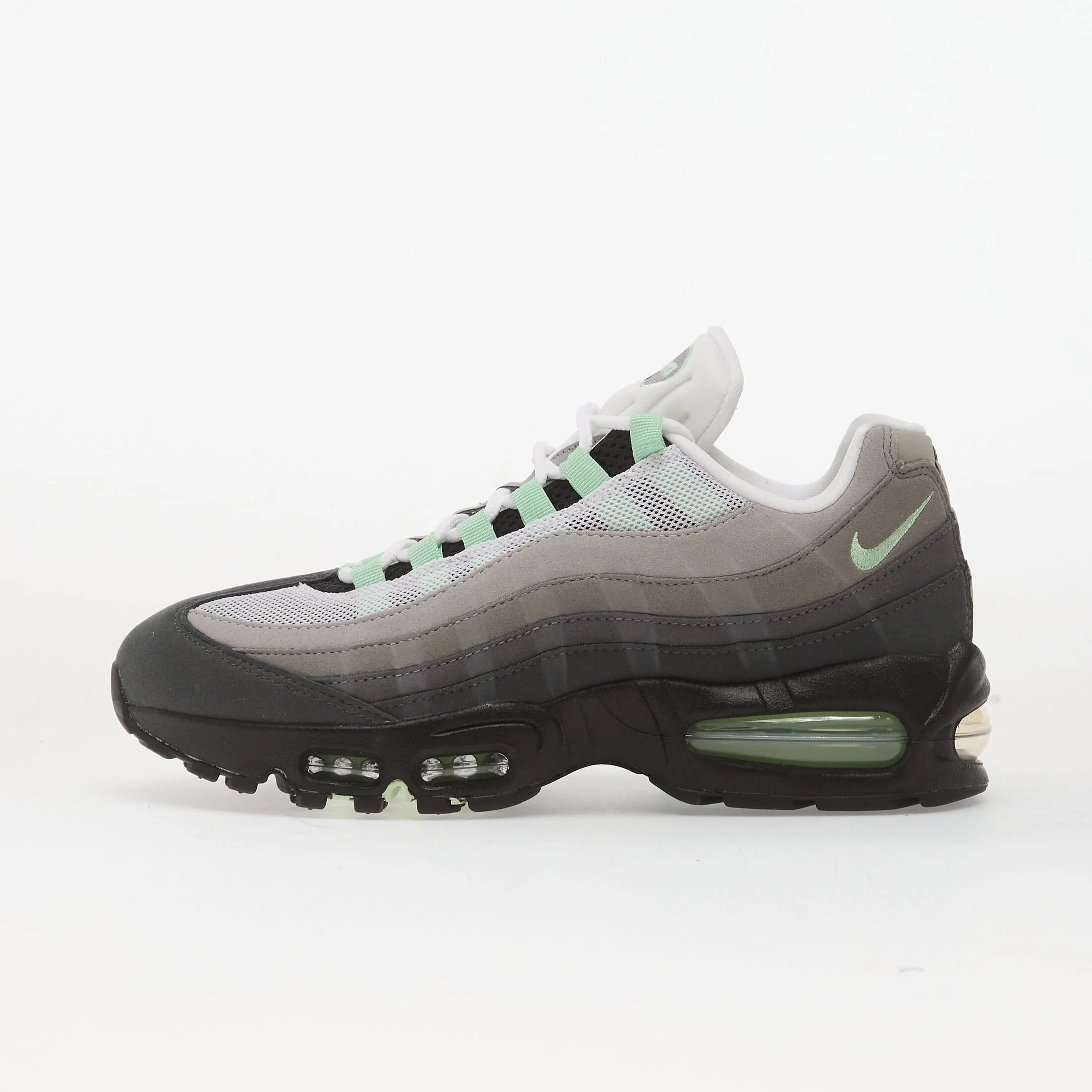 Nike Сникърси Air Max 95 Og Black/ Fresh Mint-White-Medium Grey