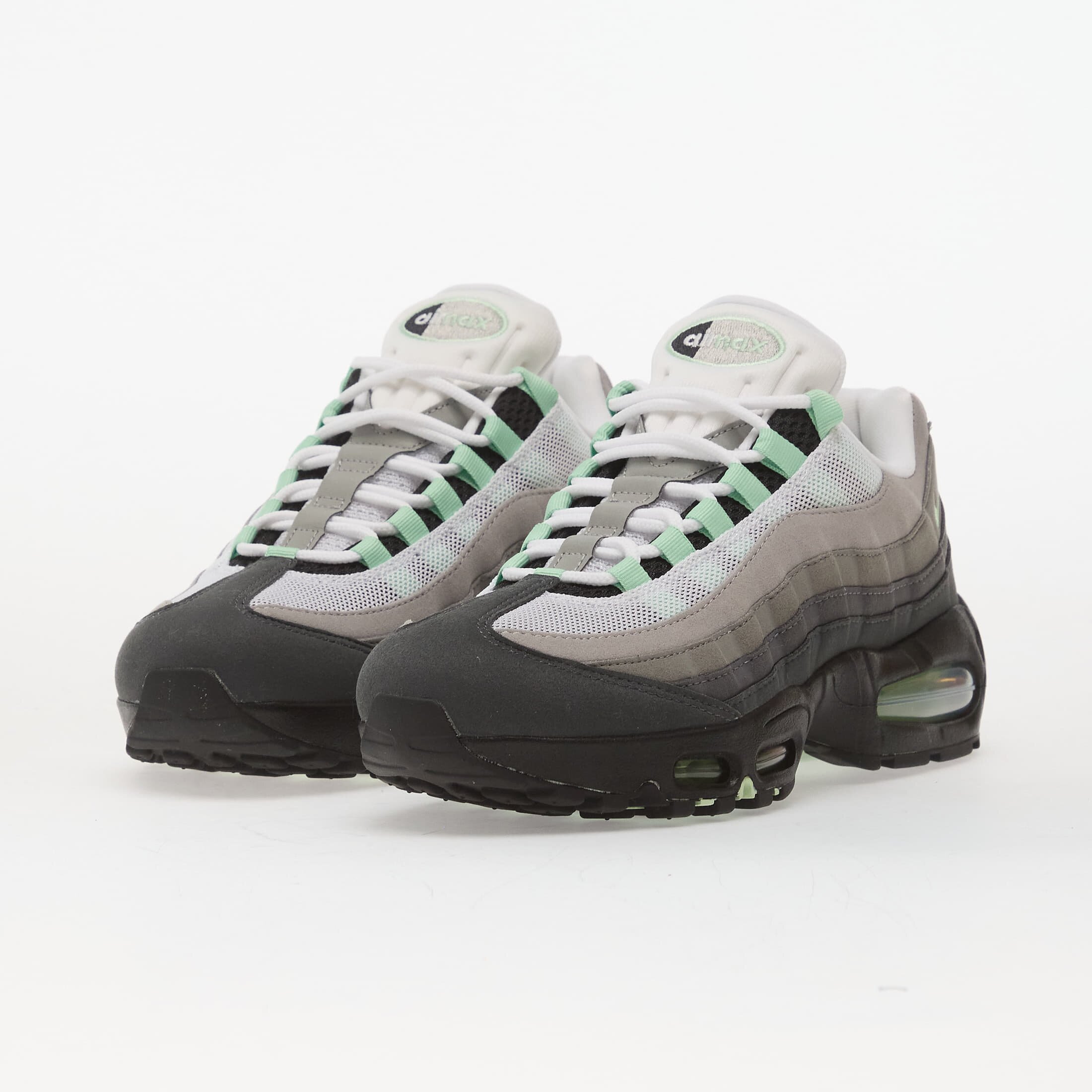 Nike Сникърси Air Max 95 Og Black/ Fresh Mint-White-Medium Grey