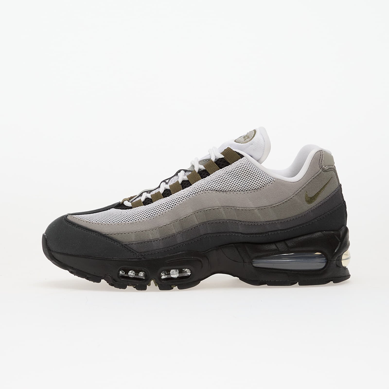 Nike Сникърси Air Max 95 Og Black/ Medium Olive-White-Reflect Silver
