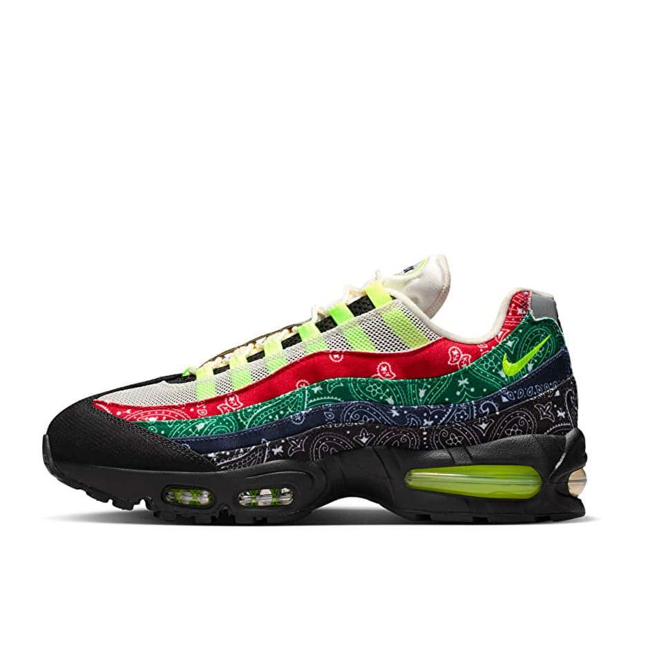 Nike Сникърси Air Max 95 Sp Sail/ Volt-University Red-Sport Green