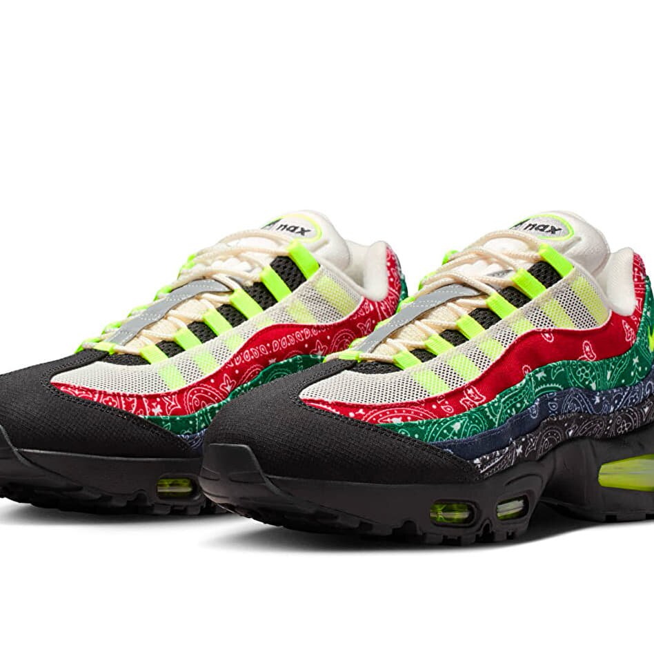 Nike Сникърси Air Max 95 Sp Sail/ Volt-University Red-Sport Green