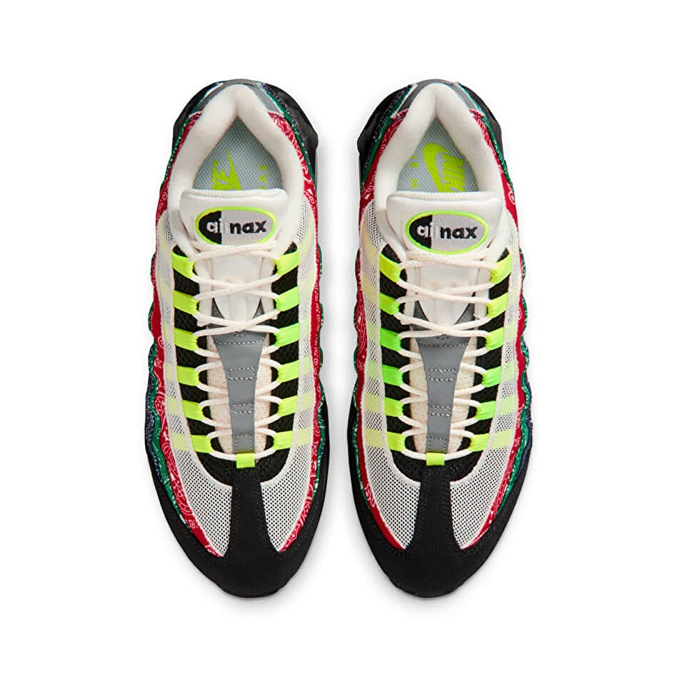 Nike Сникърси Air Max 95 Sp Sail/ Volt-University Red-Sport Green