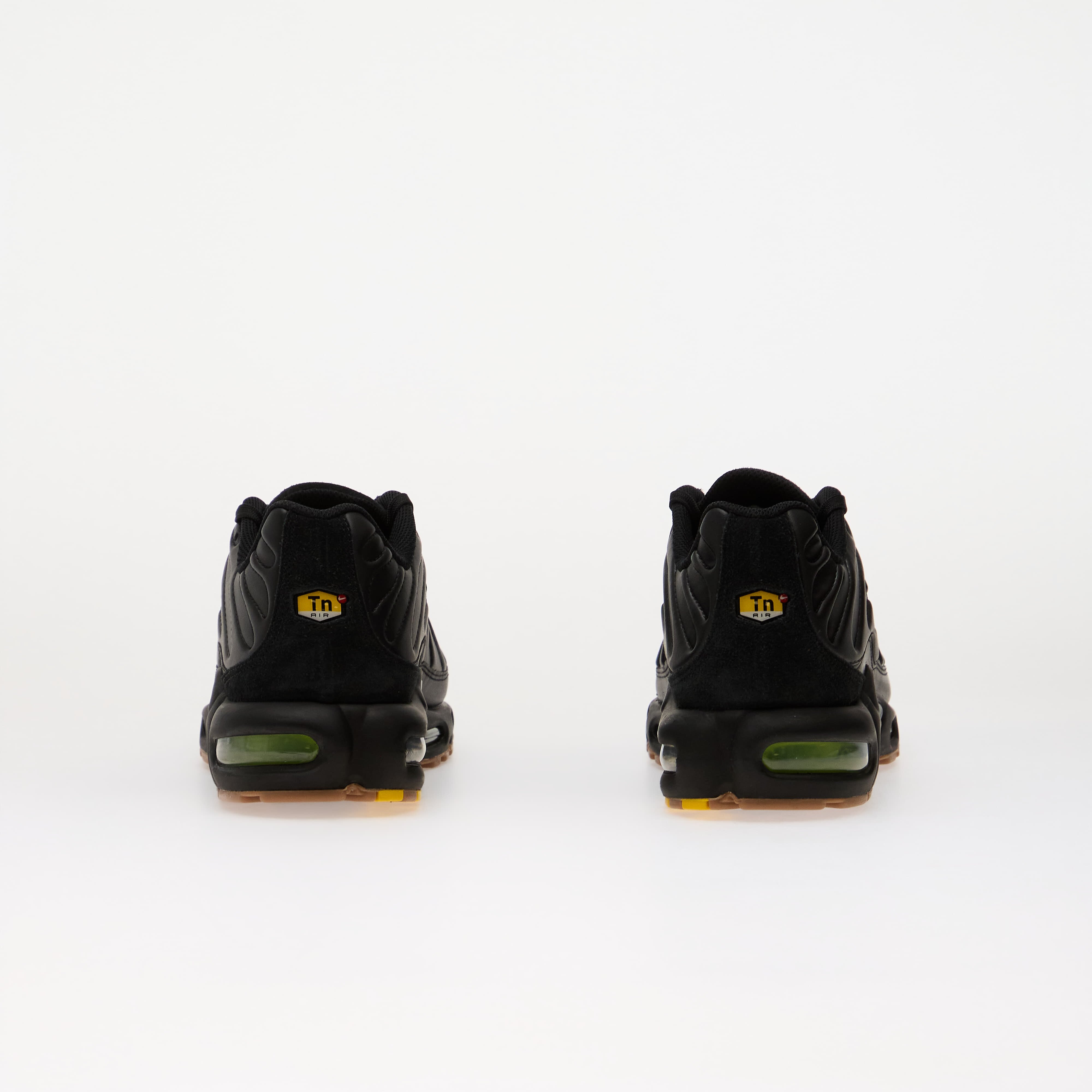 Nike Сникърси Air Max Plus TN Black/ White-Gum Med Brown-Volt