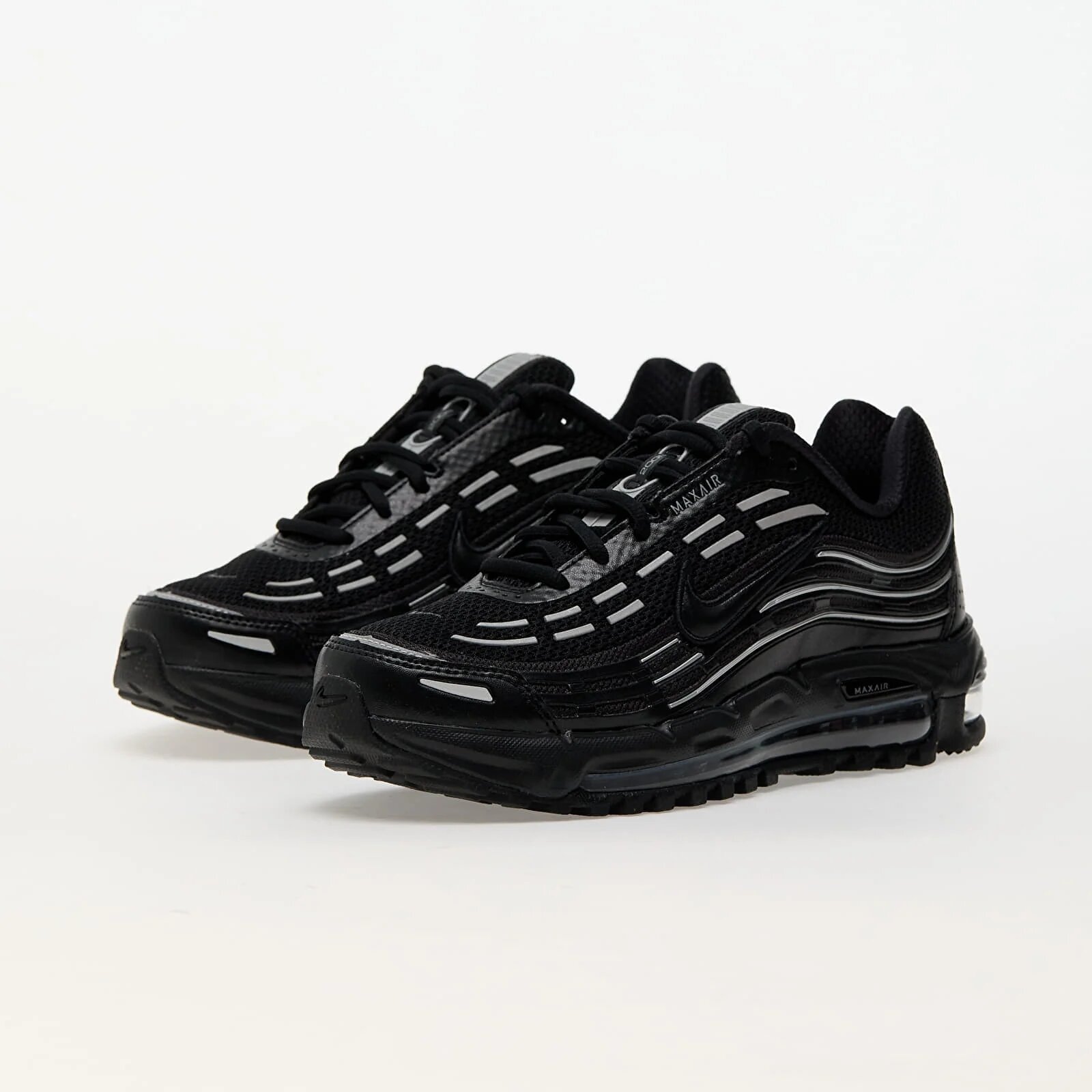 Nike Сникърси Air Max TL 2.5 Black/ Black-Black-Metallic Silver