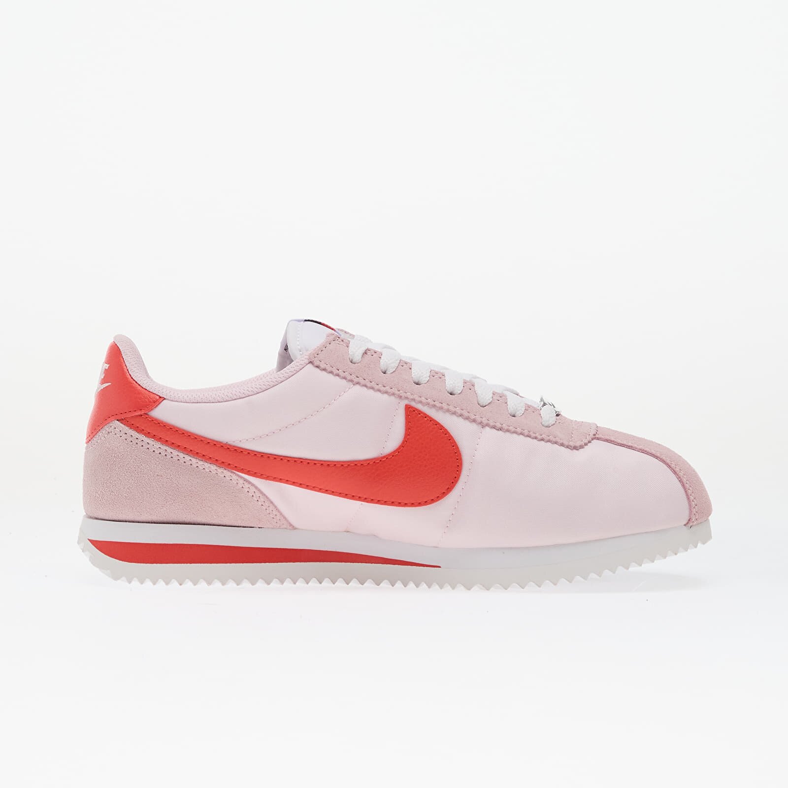 Nike Сникърси Cortez Textile Pink Foam/ Lt Crimson-White-Safety Orange