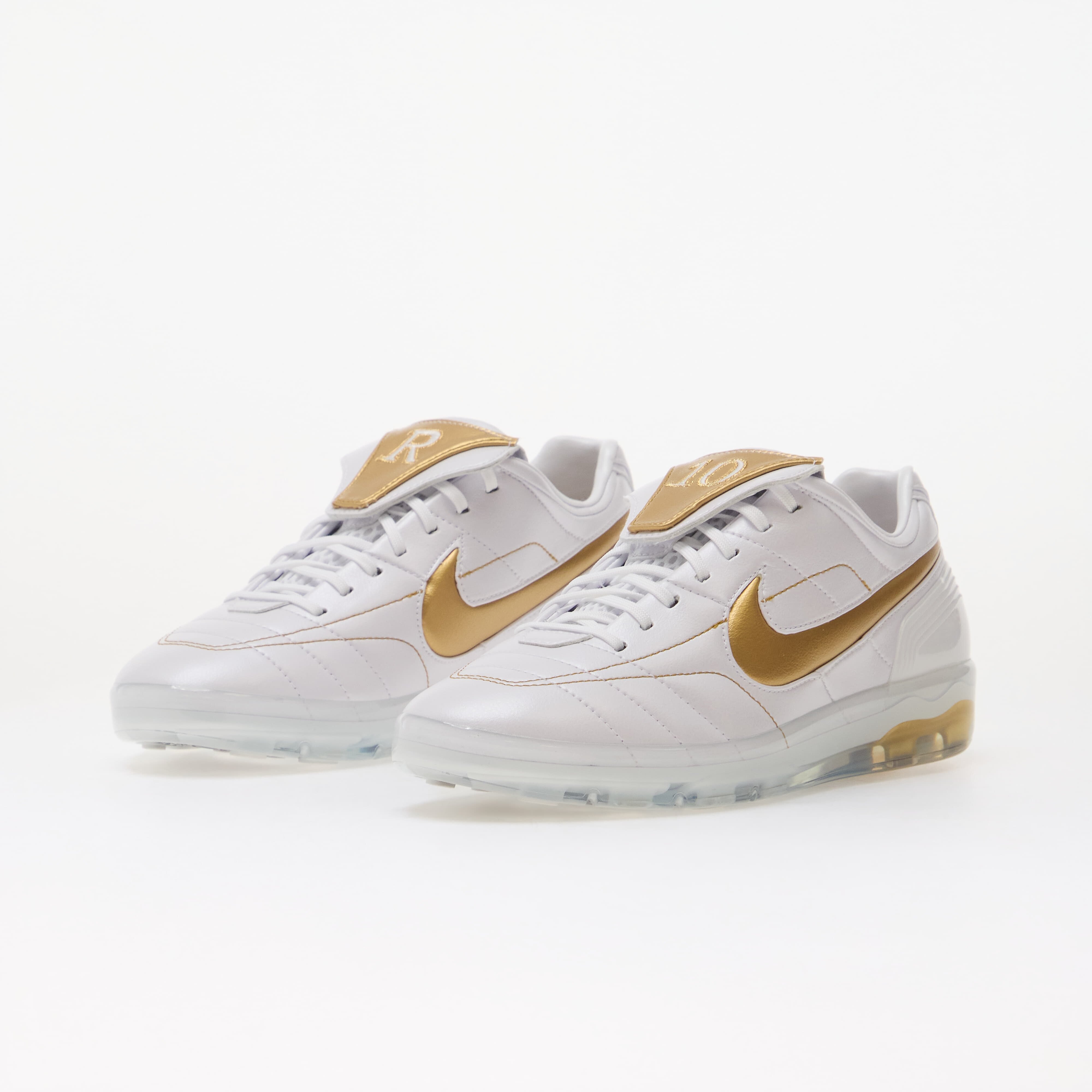 Nike Сникърси Cryoshot Tiempo Legend R10 OG White/ Metallic Gold-White