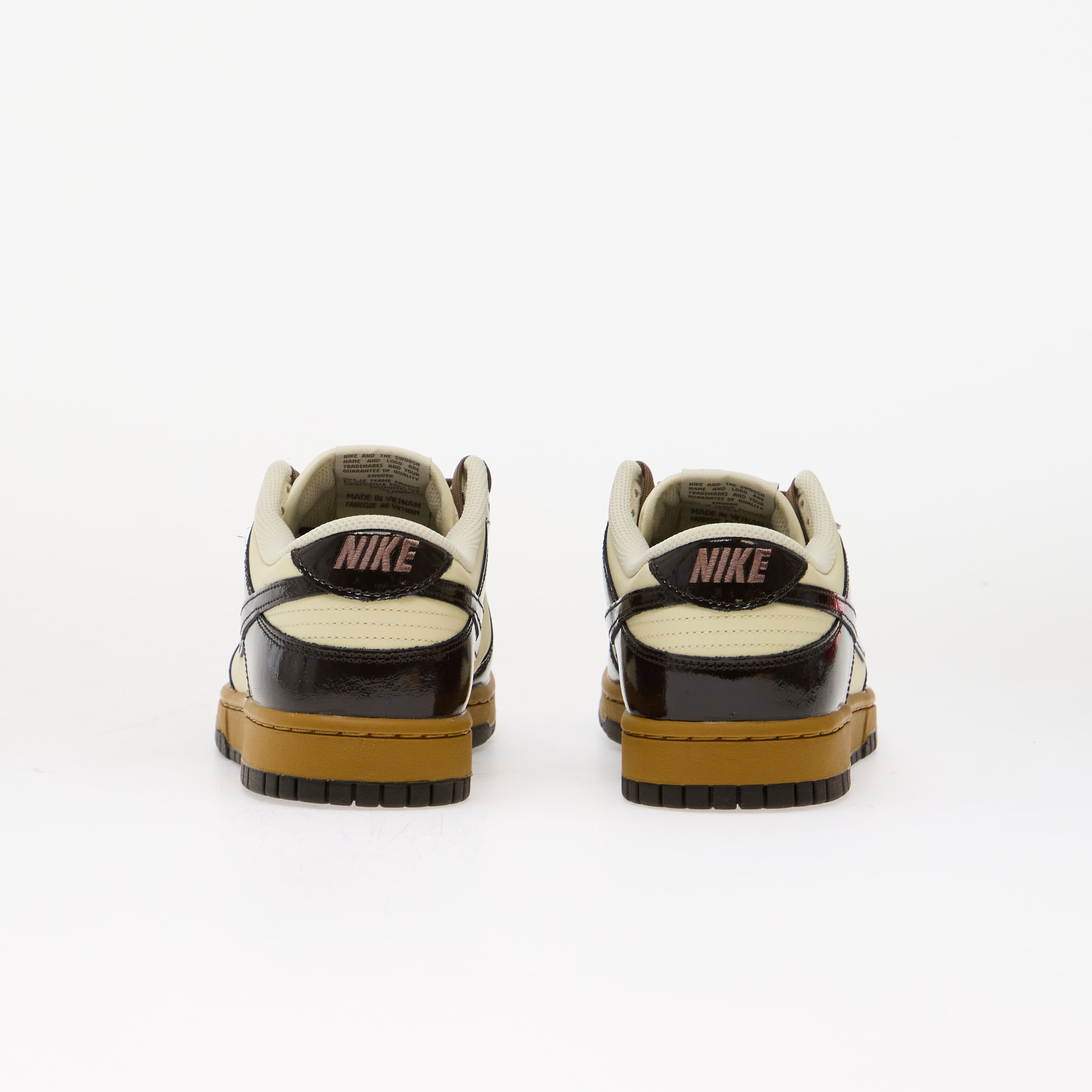 Nike Сникърси Dunk Low Retro Shadow Brown/ Shadow Brown-Coconut Milk