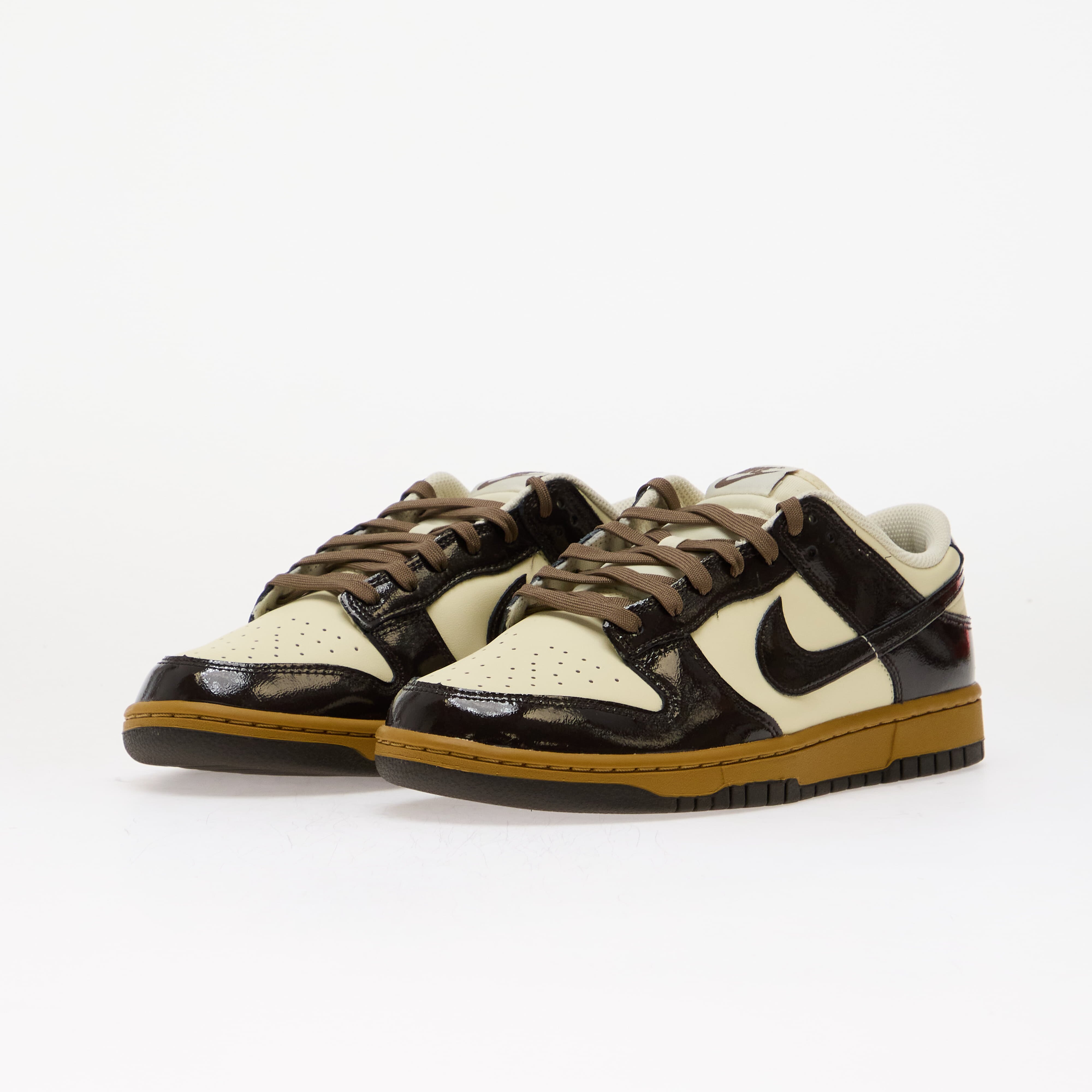 Nike Сникърси Dunk Low Retro Shadow Brown/ Shadow Brown-Coconut Milk