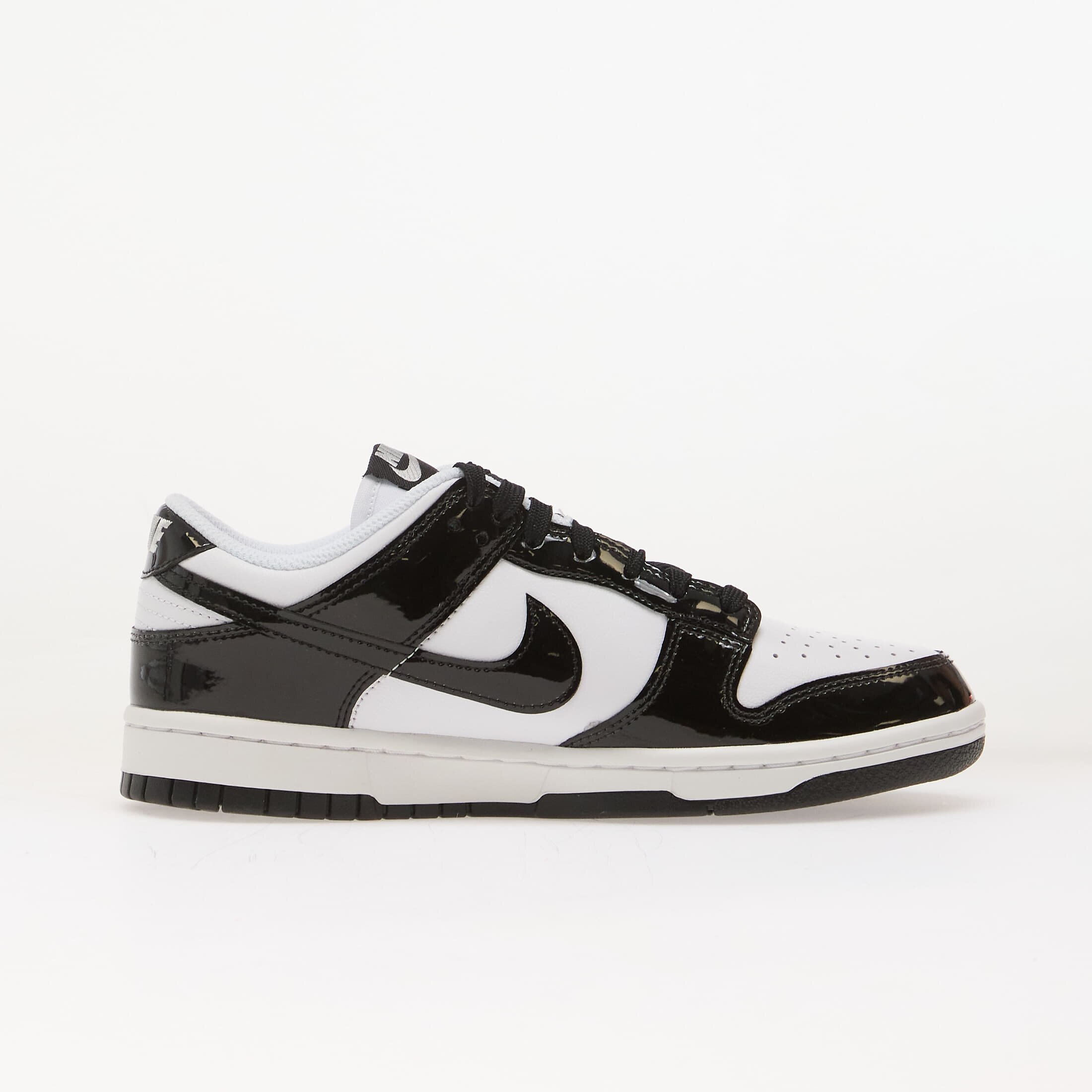 Nike Сникърси Dunk Low SE White/ Black-White-Metallic Silver