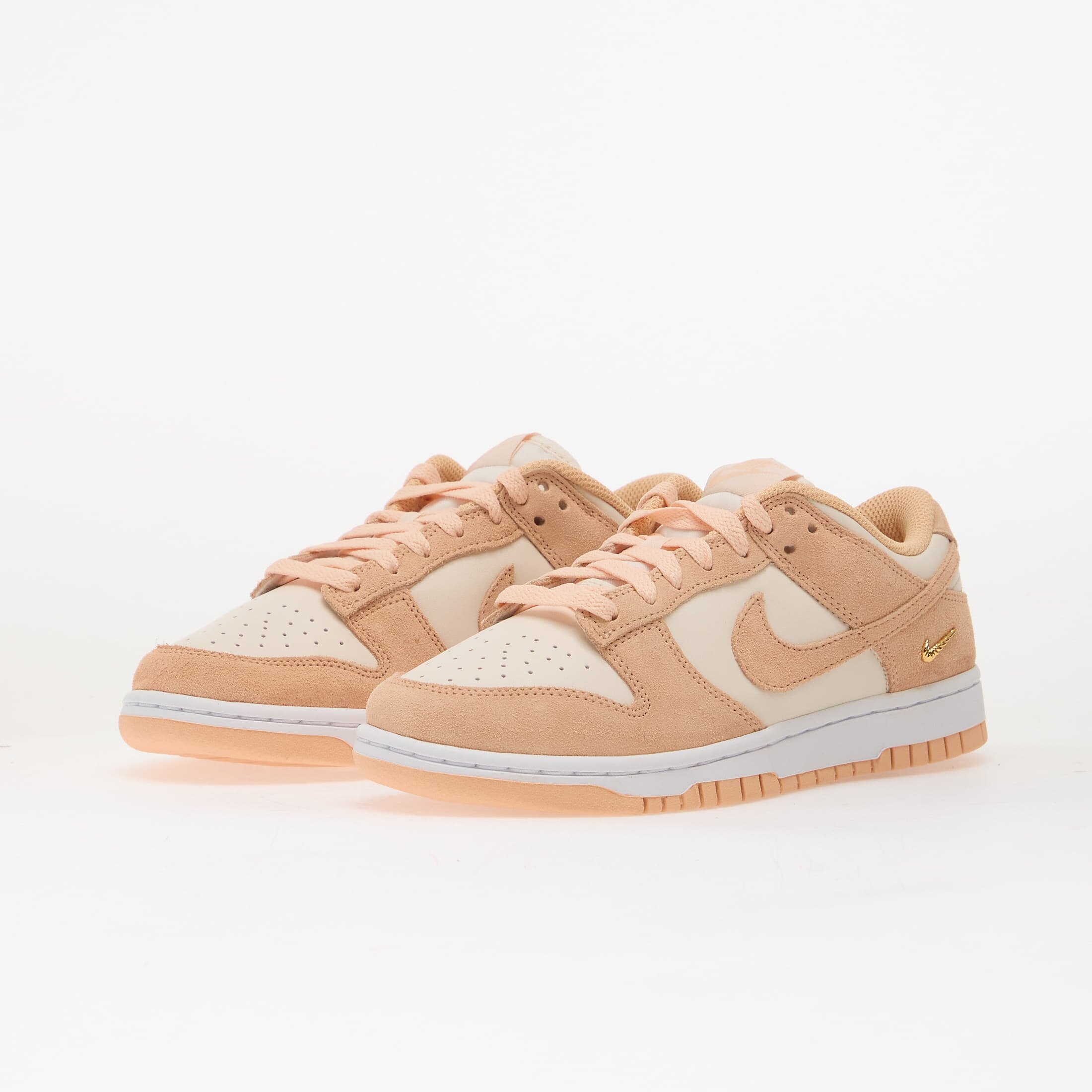 Nike Сникърси Dunk Low Suede Sunset Haze/ Sunset Haze-Chalk-White