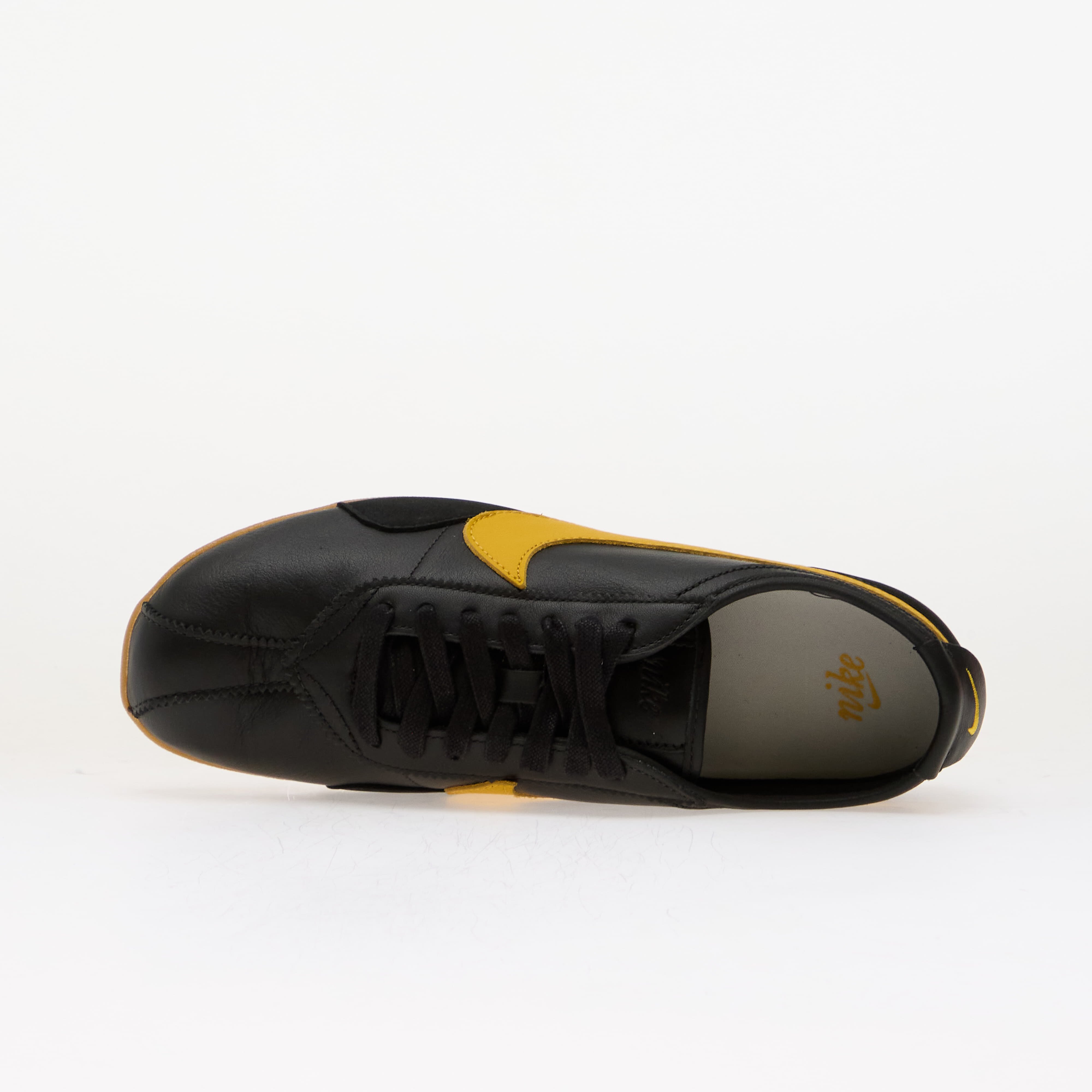 Nike Сникърси Moon Shoe OG Leather Black/ Yellow Ochre-Gum Light Brown