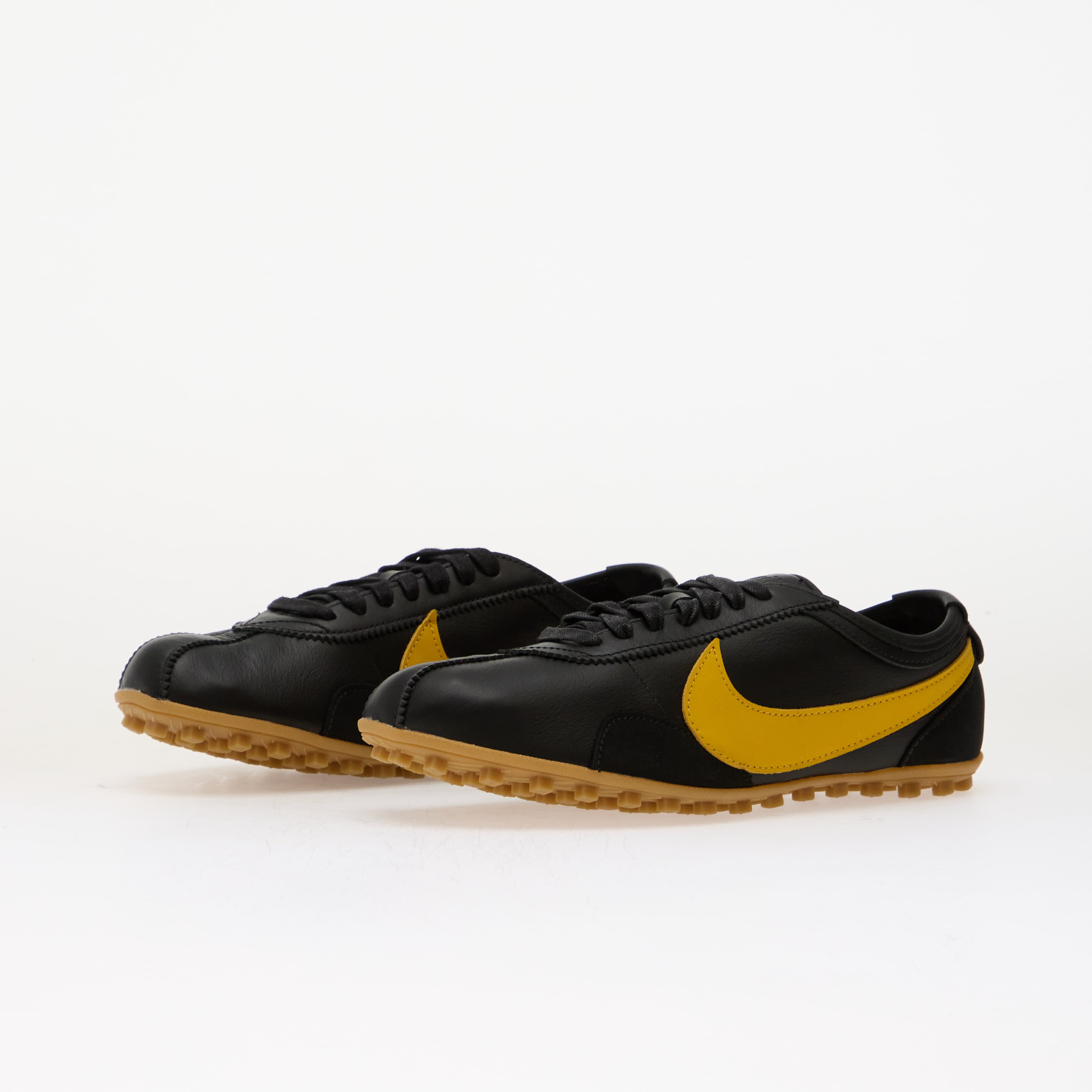 Nike Сникърси Moon Shoe OG Leather Black/ Yellow Ochre-Gum Light Brown