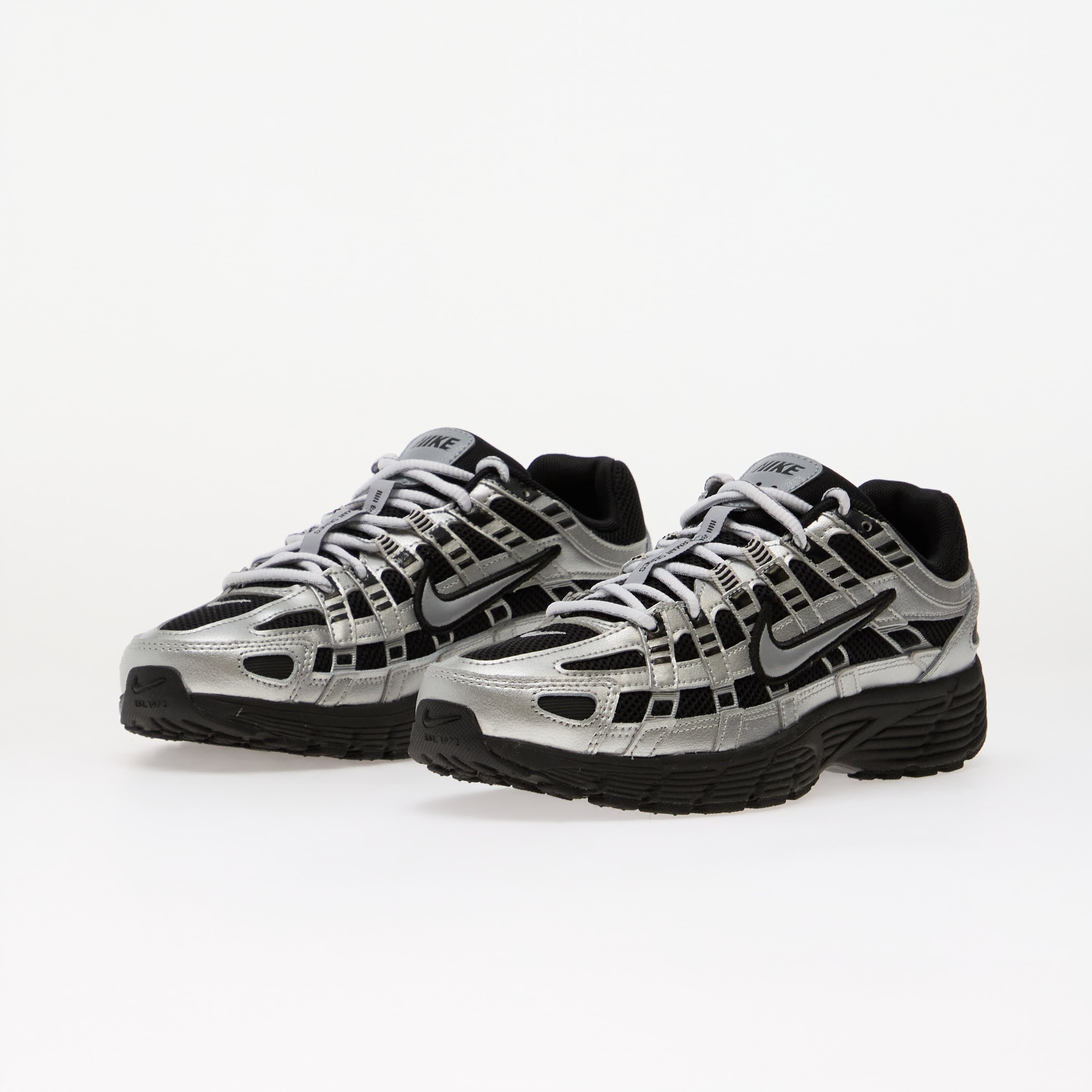 Nike Сникърси P-6000 Black/ Stealth-Metallic Silver