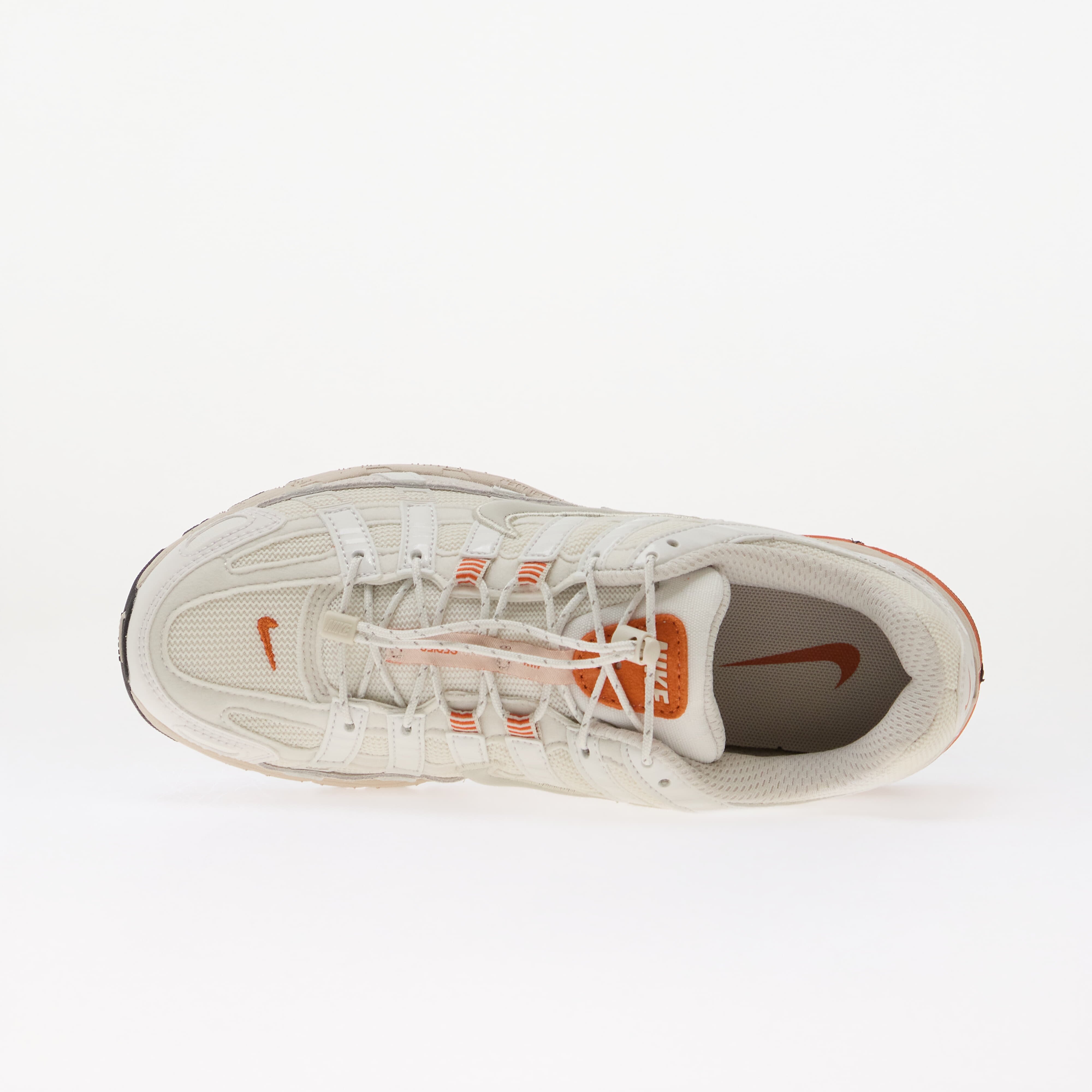 Nike Сникърси P-6000 Summit White/ Light Bone-Campfire Orange