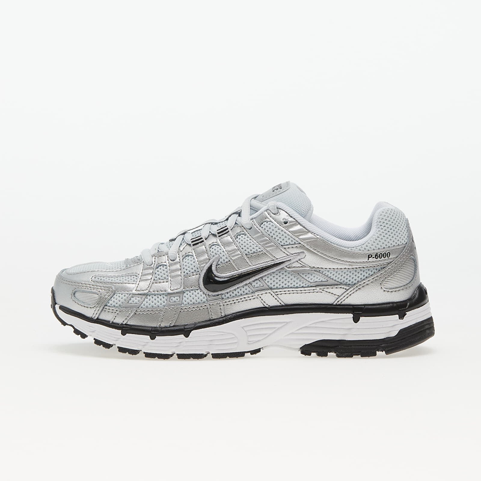 Nike Сникърси P-6000 White/ Black-Metallic Silver