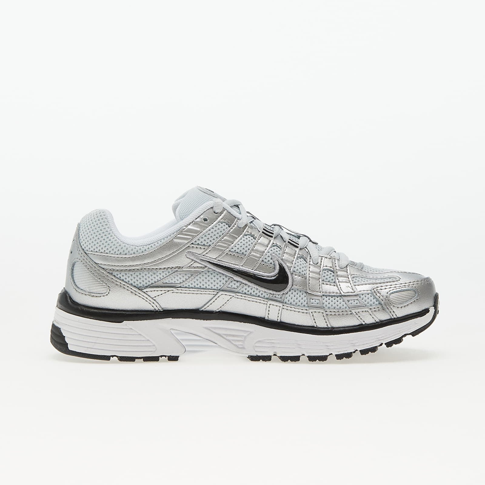 Nike Сникърси P-6000 White/ Black-Metallic Silver