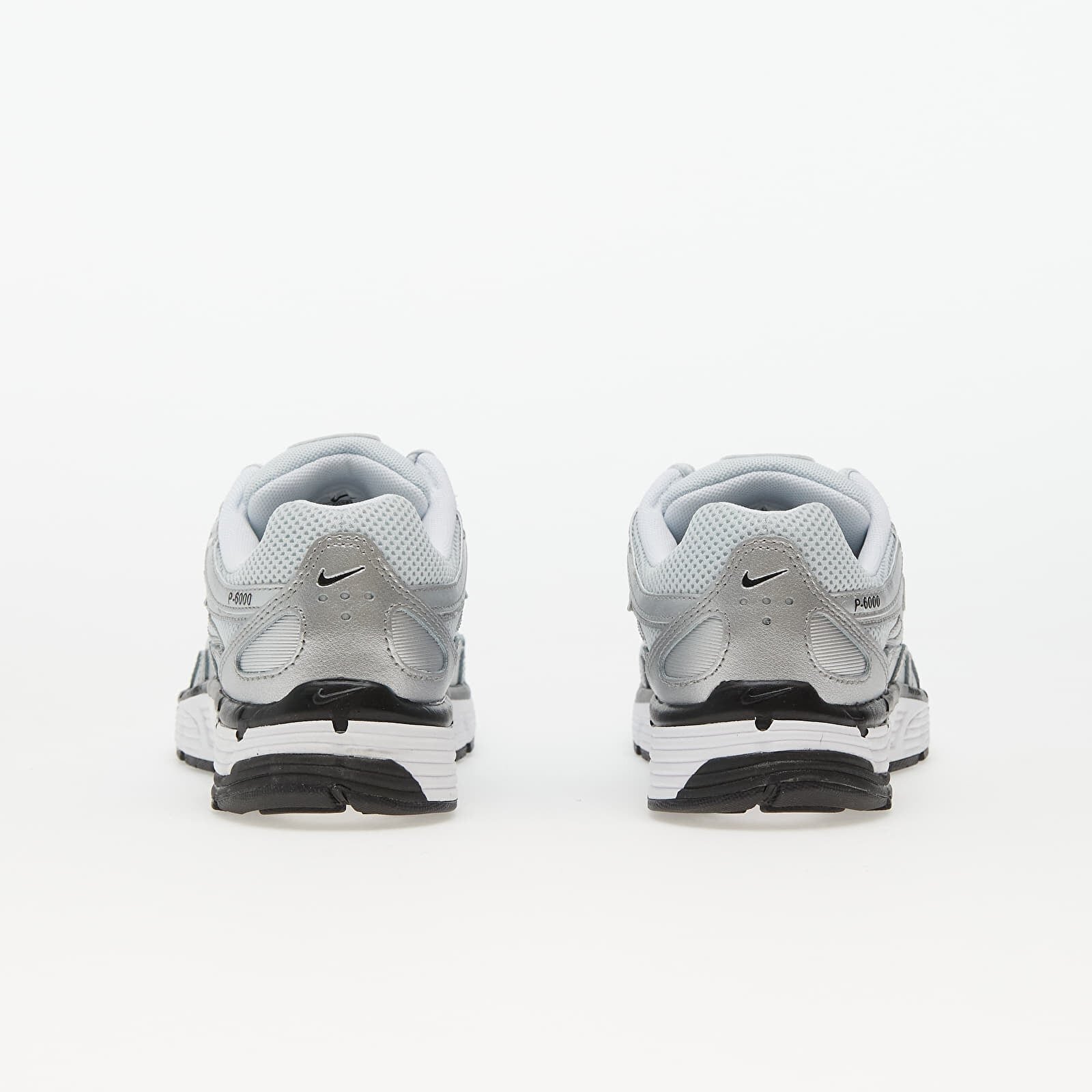 Nike Сникърси P-6000 White/ Black-Metallic Silver