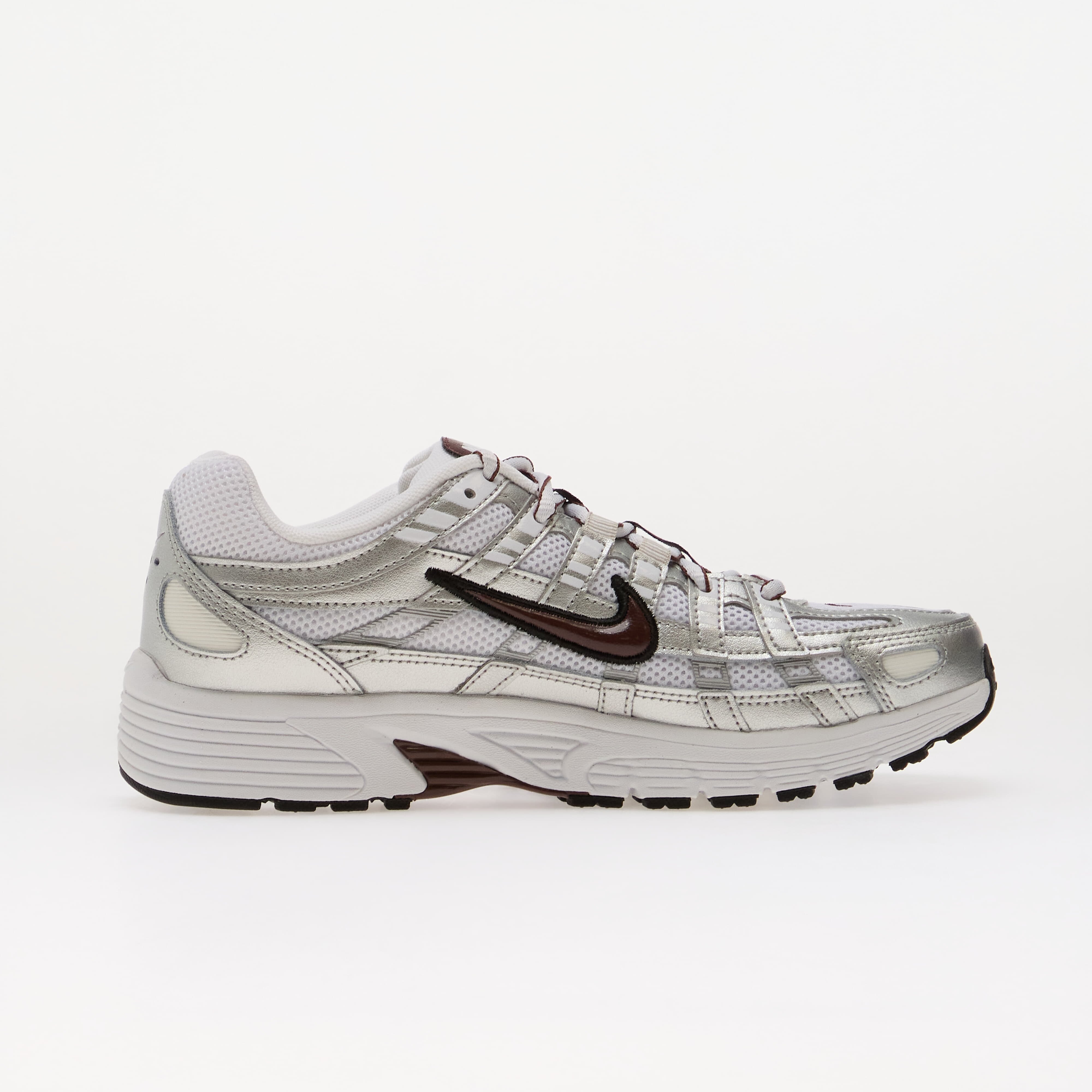 Nike Сникърси P-6000 White/ Mystic Dates-Metallic Silver-Black