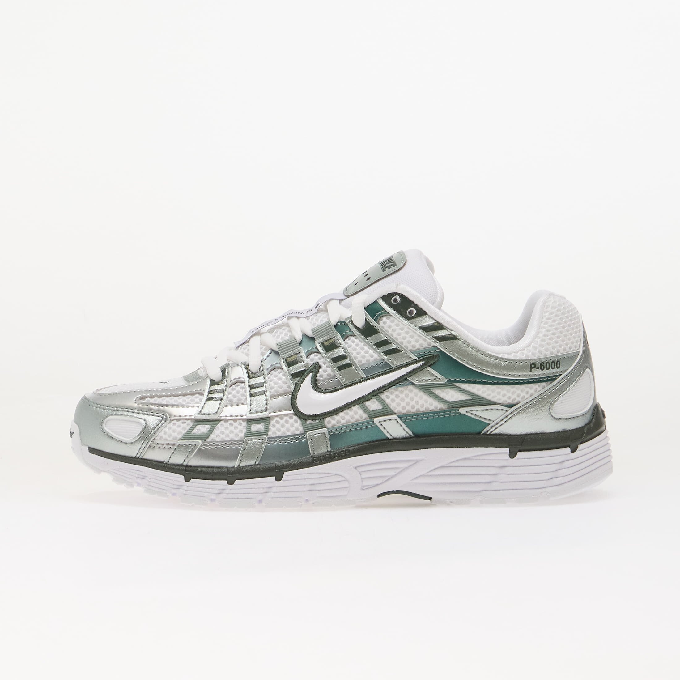 Nike Сникърси P-6000 White/ White-Mica Green-Camo Green