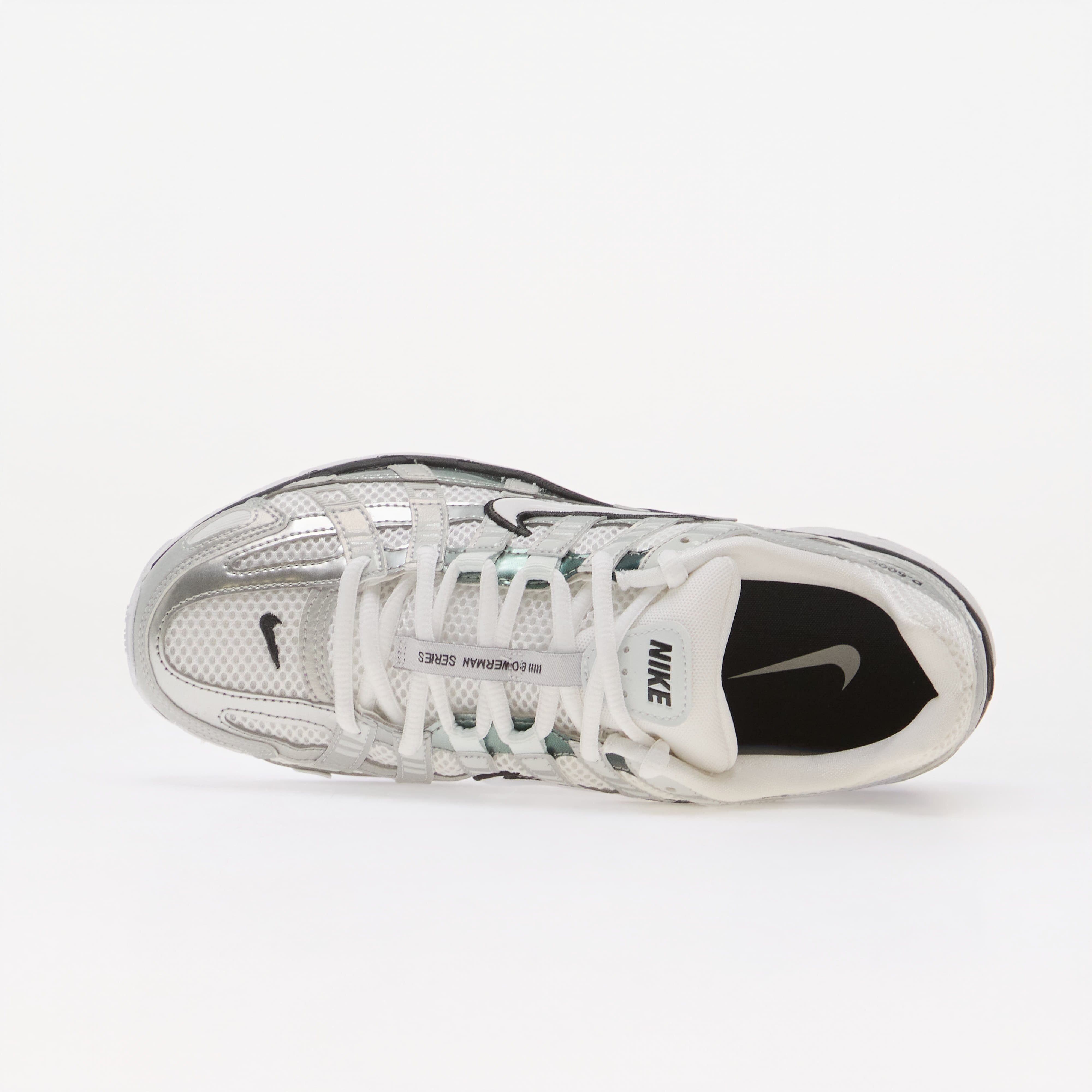 Nike Сникърси P-6000 White/ White-Off White-Dk Smoke Grey