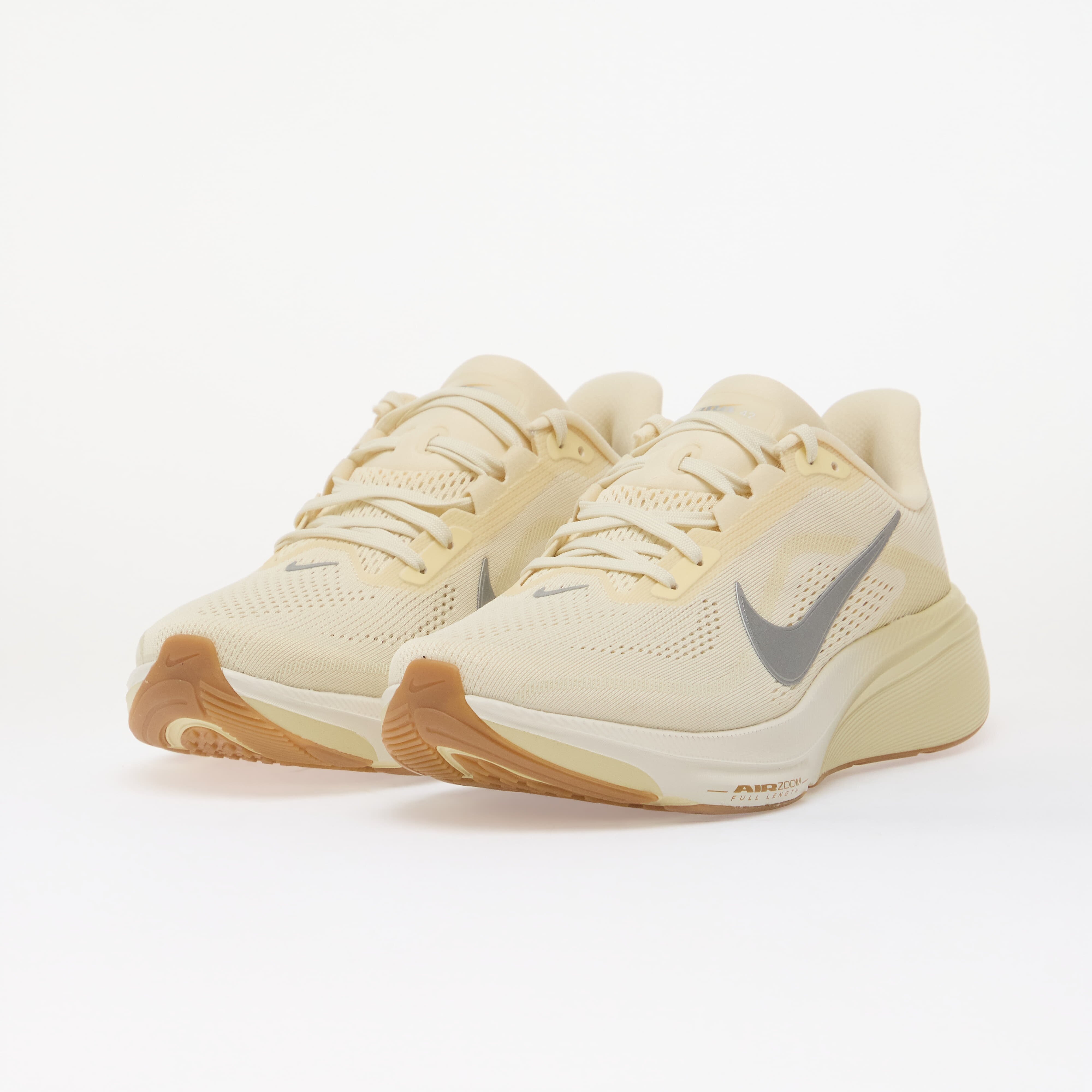 Nike Сникърси Pegasus 42 Coconut Milk/ Metallic Silver-Lt Khaki