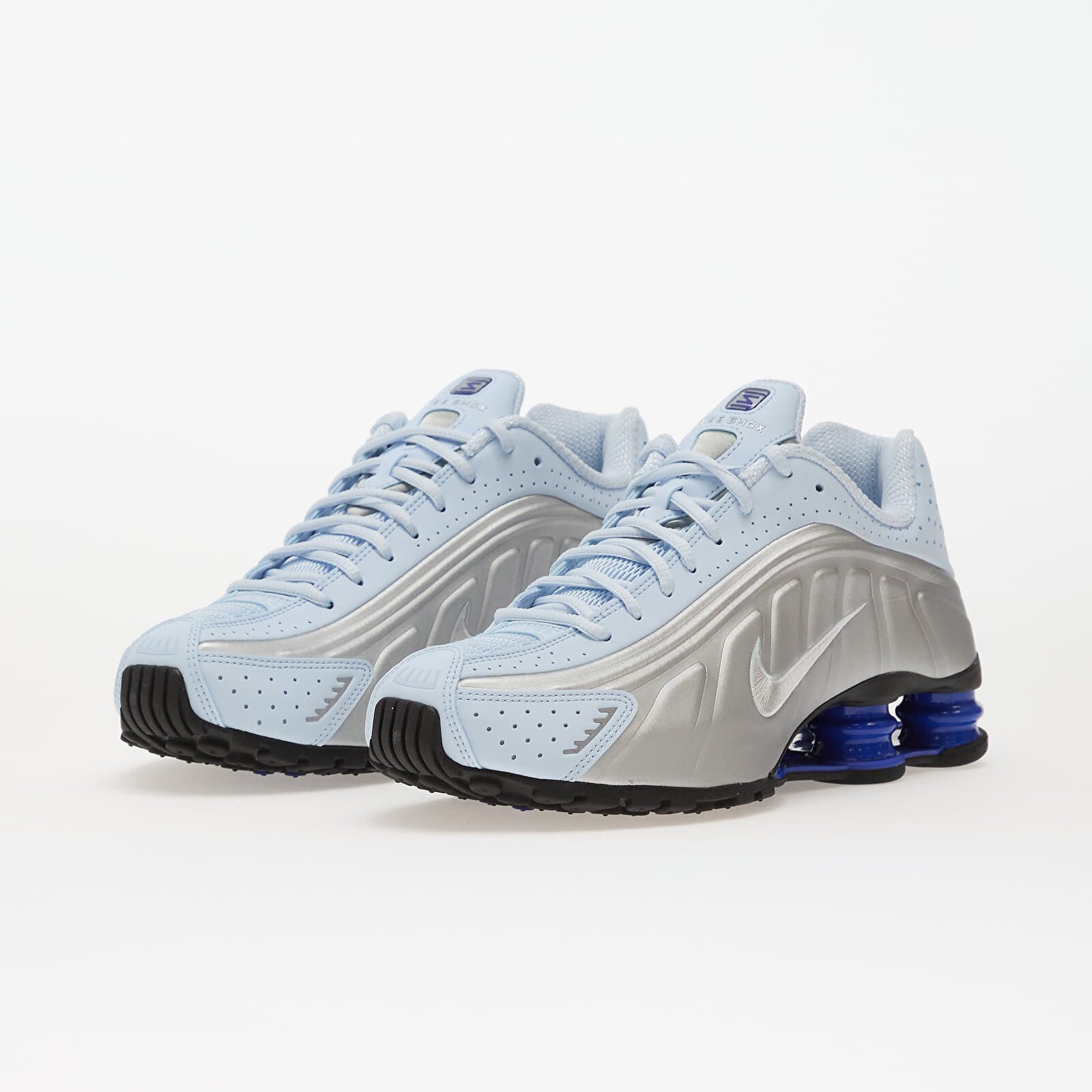 Nike Сникърси Shox R4 Blue Tint/ Mtlc Silver-Racer Blue-Mtlc Silver-Black