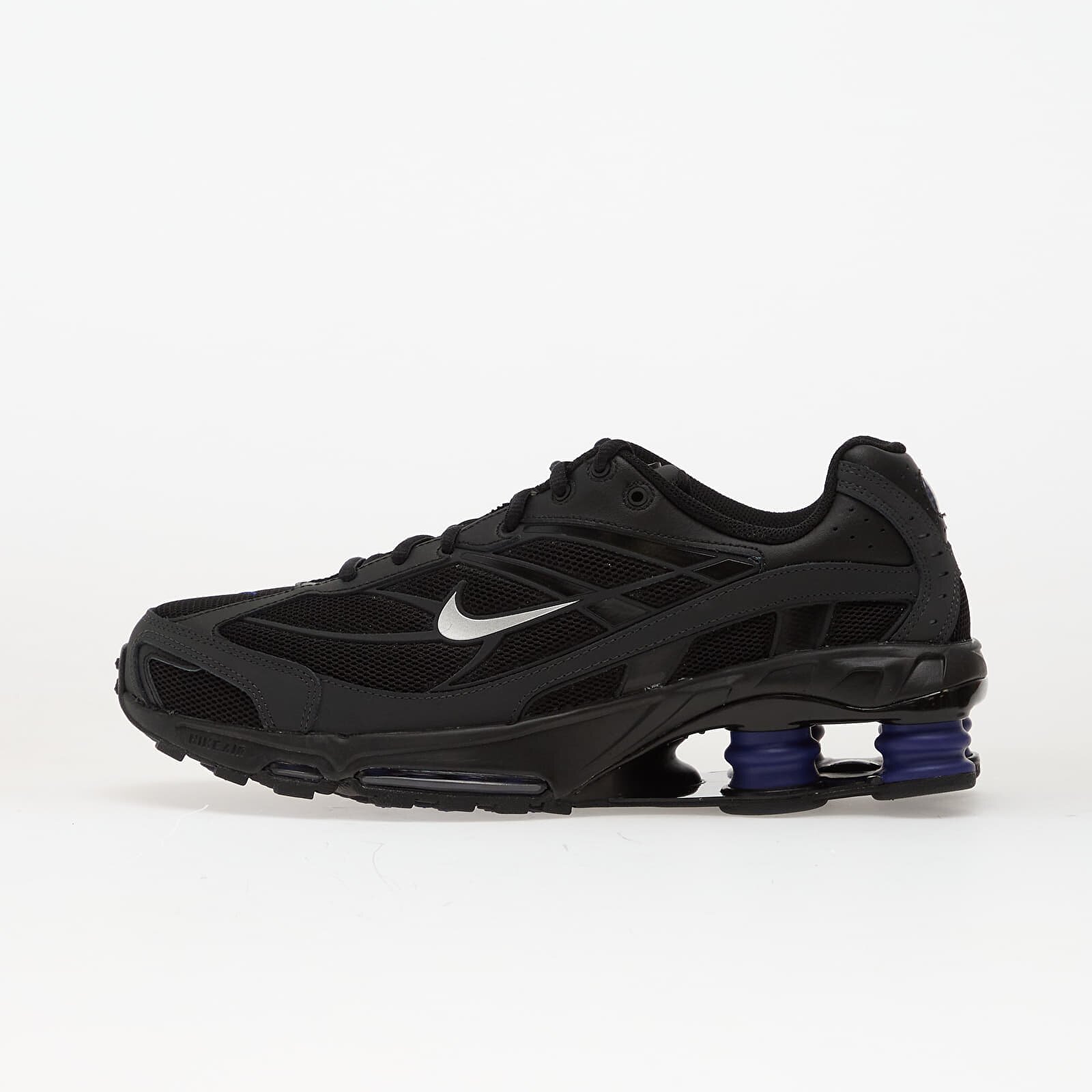 Nike Сникърси Shox Ride 2 Black/ Metallic Silver-Deep Royal Blue