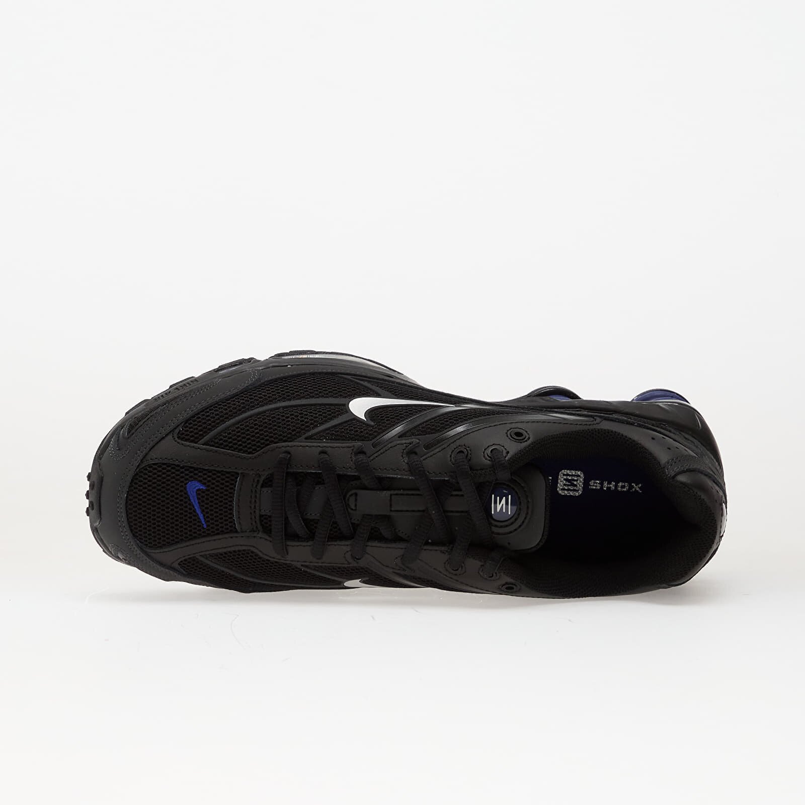 Nike Сникърси Shox Ride 2 Black/ Metallic Silver-Deep Royal Blue