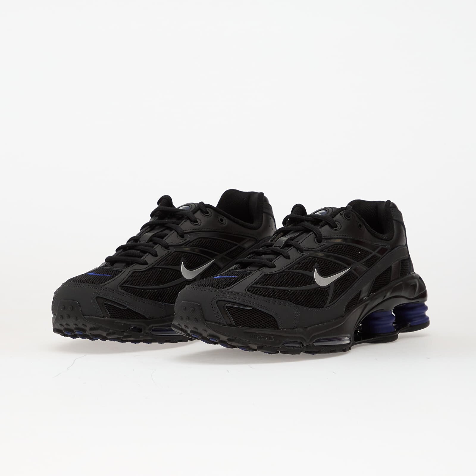 Nike Сникърси Shox Ride 2 Black/ Metallic Silver-Deep Royal Blue