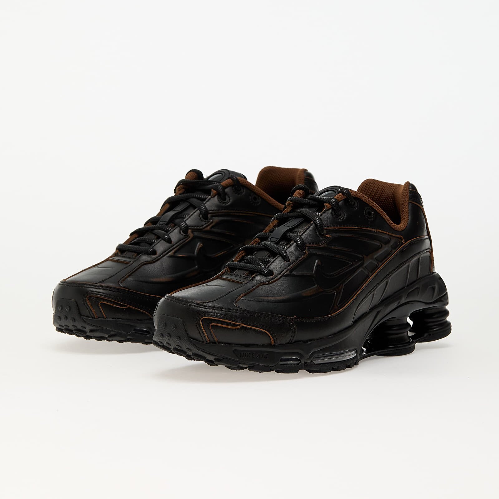 Nike Сникърси Shox Ride 2 Prm Black/ Black-Lt British Tan