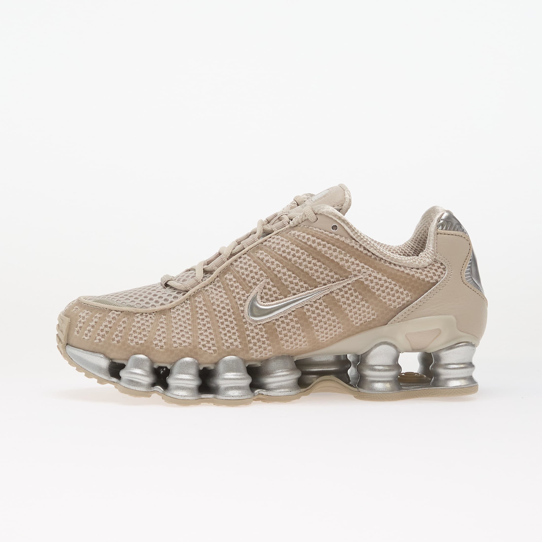 Nike Сникърси Shox TL Cream Ii/ Metallic Silver-Black