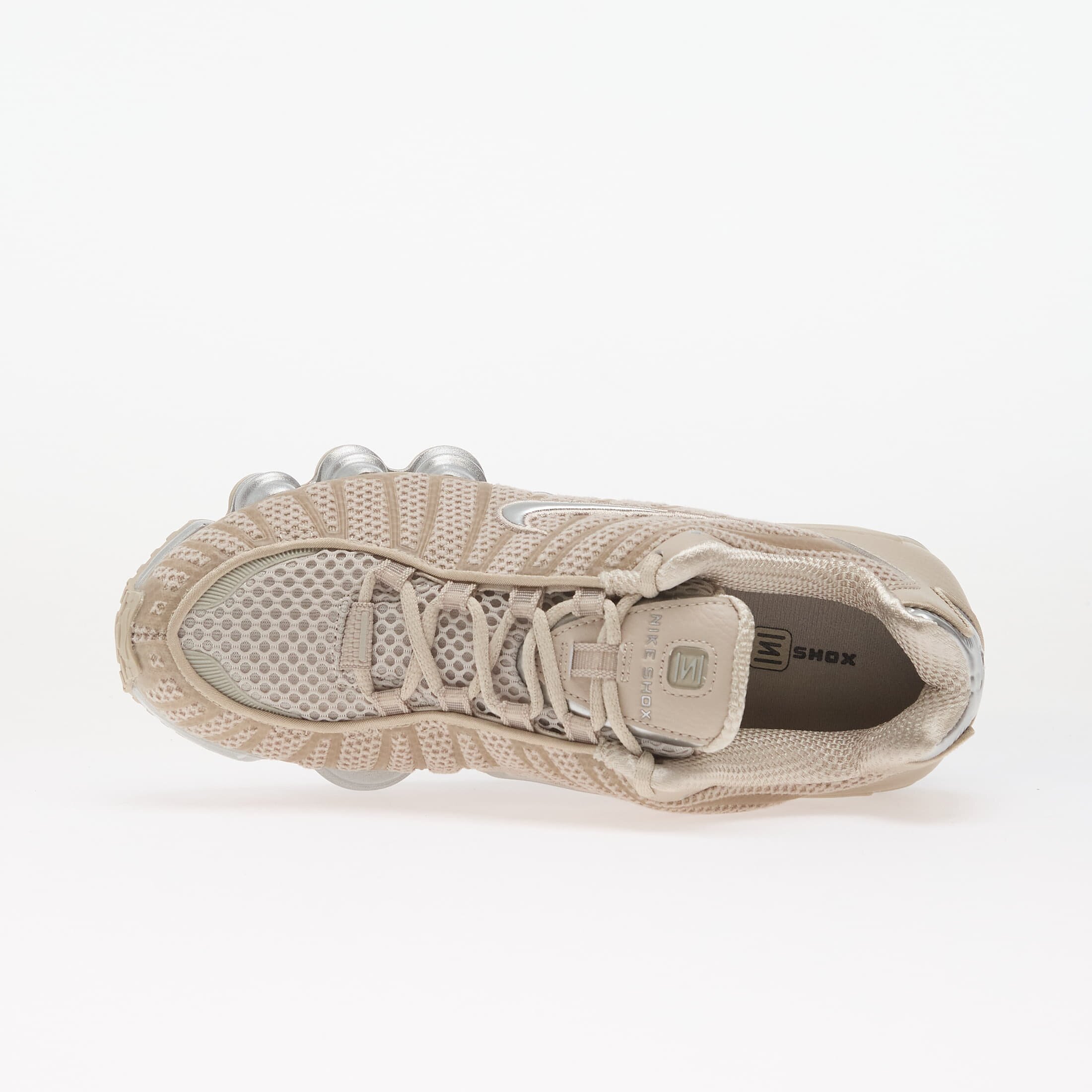 Nike Сникърси Shox TL Cream Ii/ Metallic Silver-Black