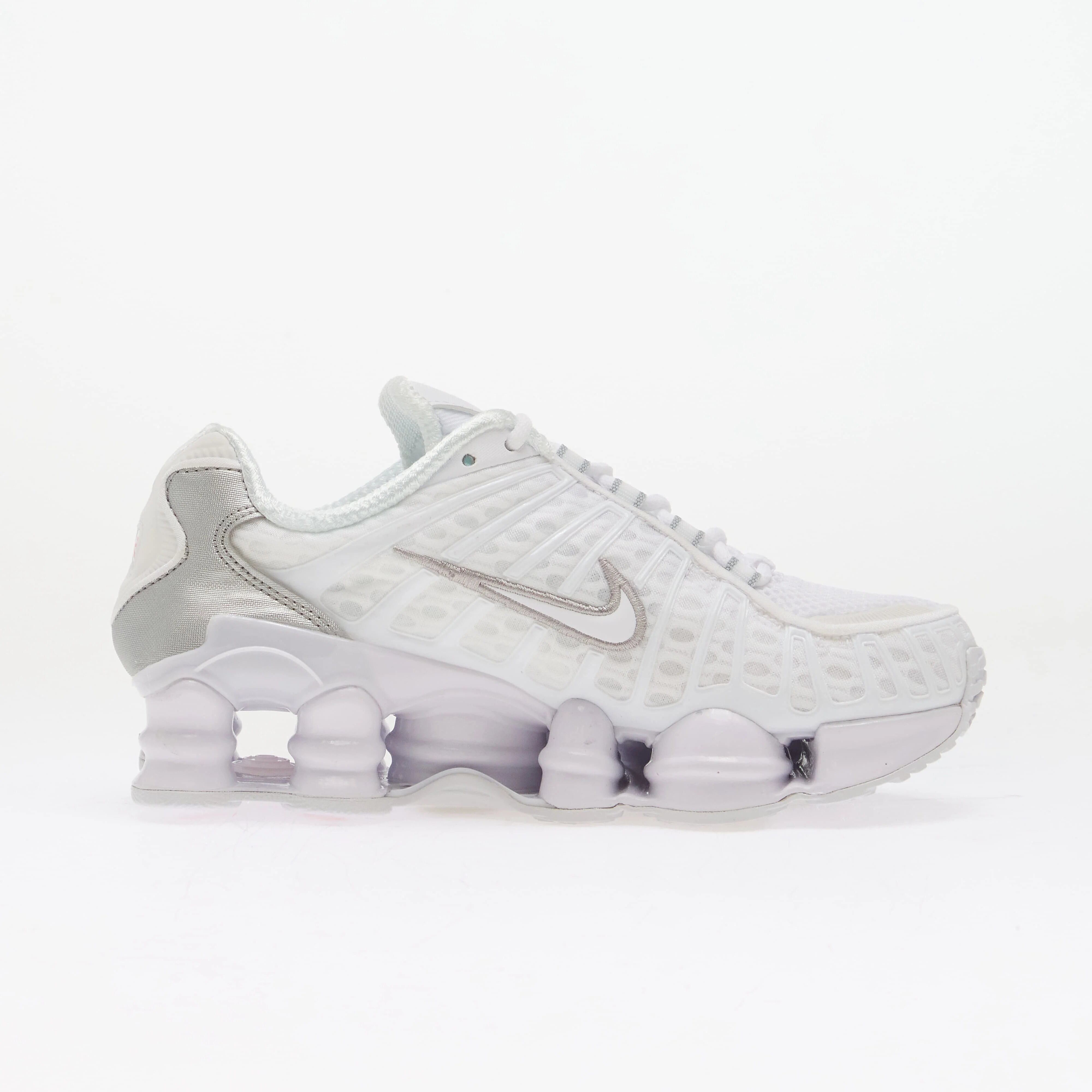 Nike Сникърси Shox TL Kids White/ White/ Metallic Silver/ Max Orange