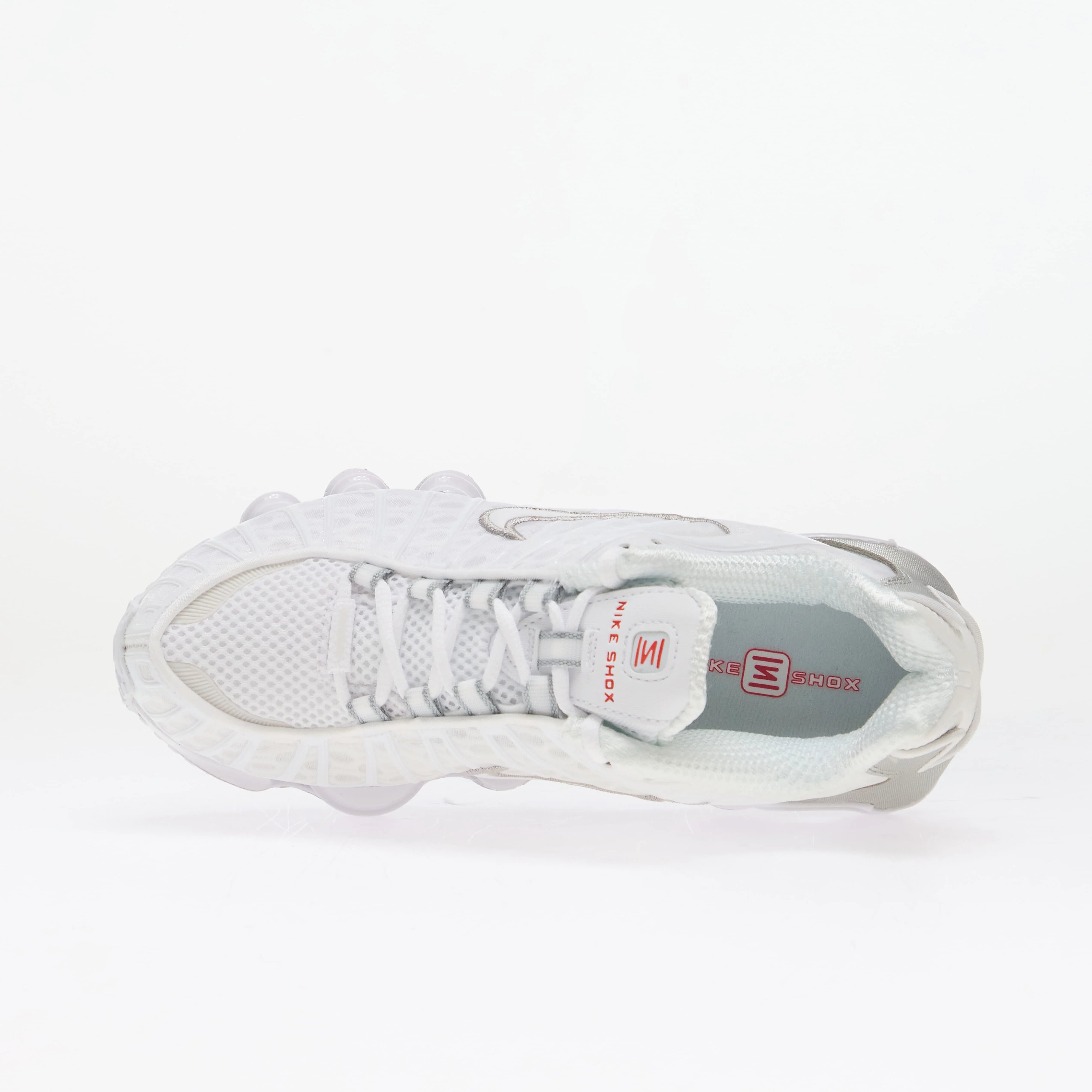 Nike Сникърси Shox TL Kids White/ White/ Metallic Silver/ Max Orange
