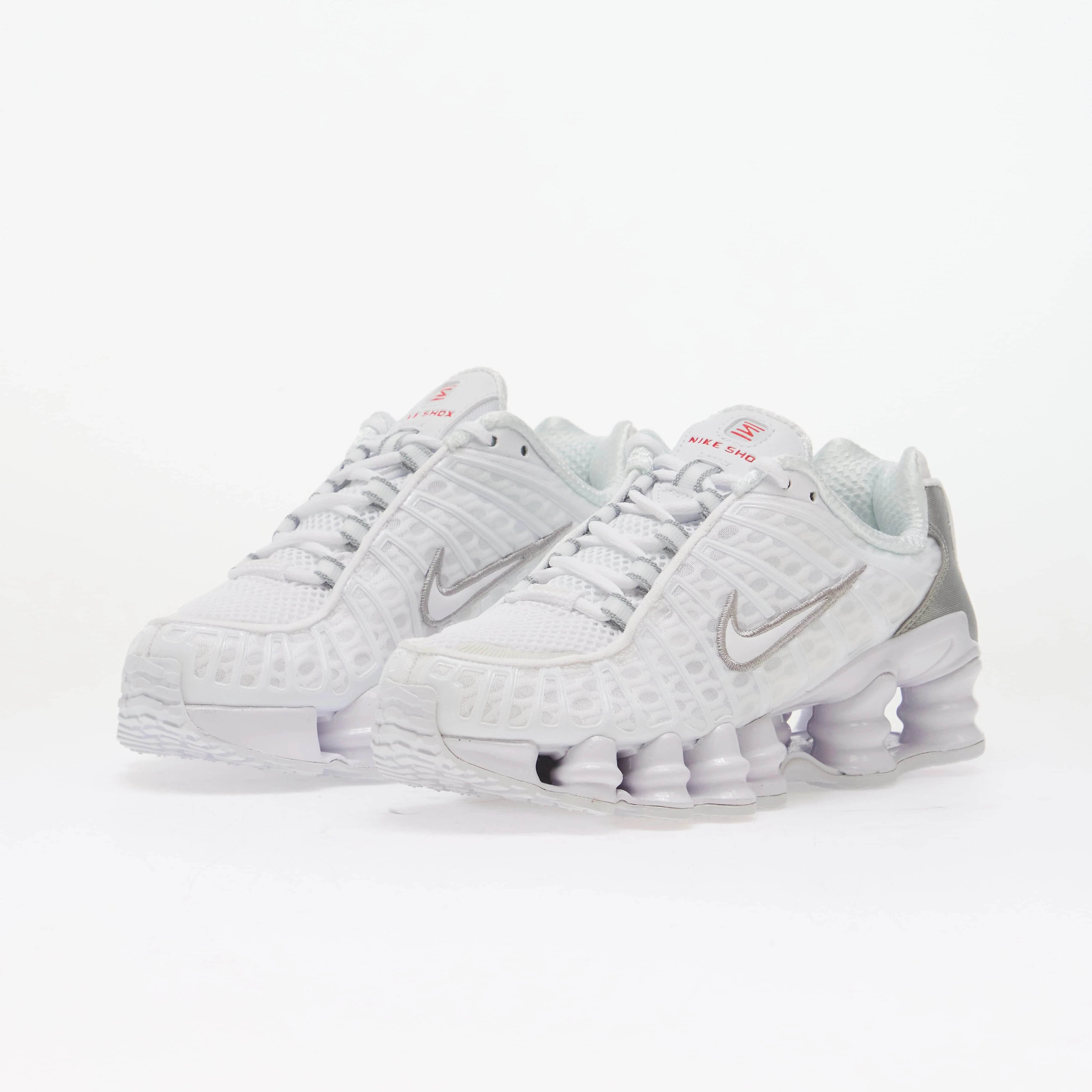 Nike Сникърси Shox TL Kids White/ White/ Metallic Silver/ Max Orange