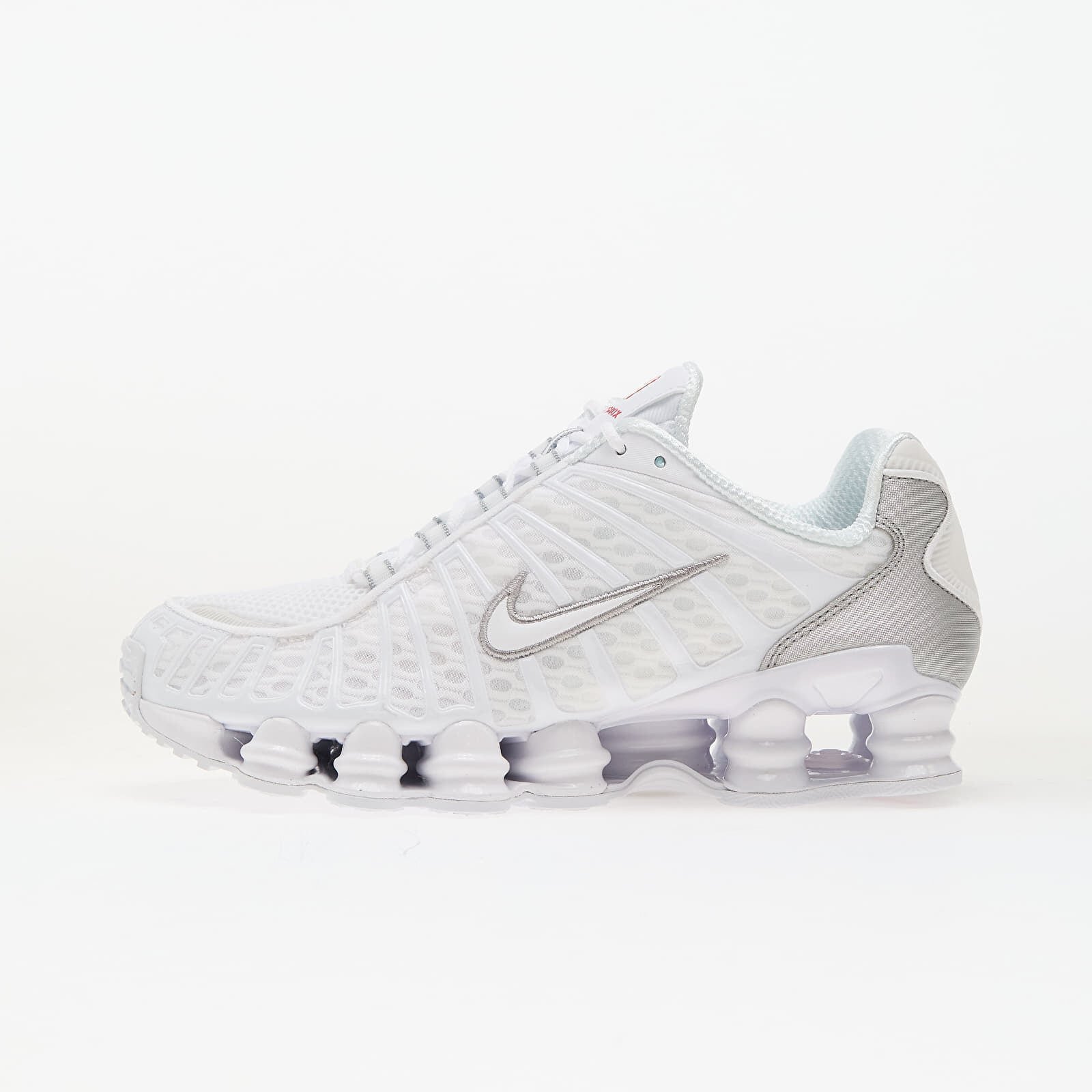 Nike Сникърси Shox TL White/ White-Metallic Silver-Max Orange