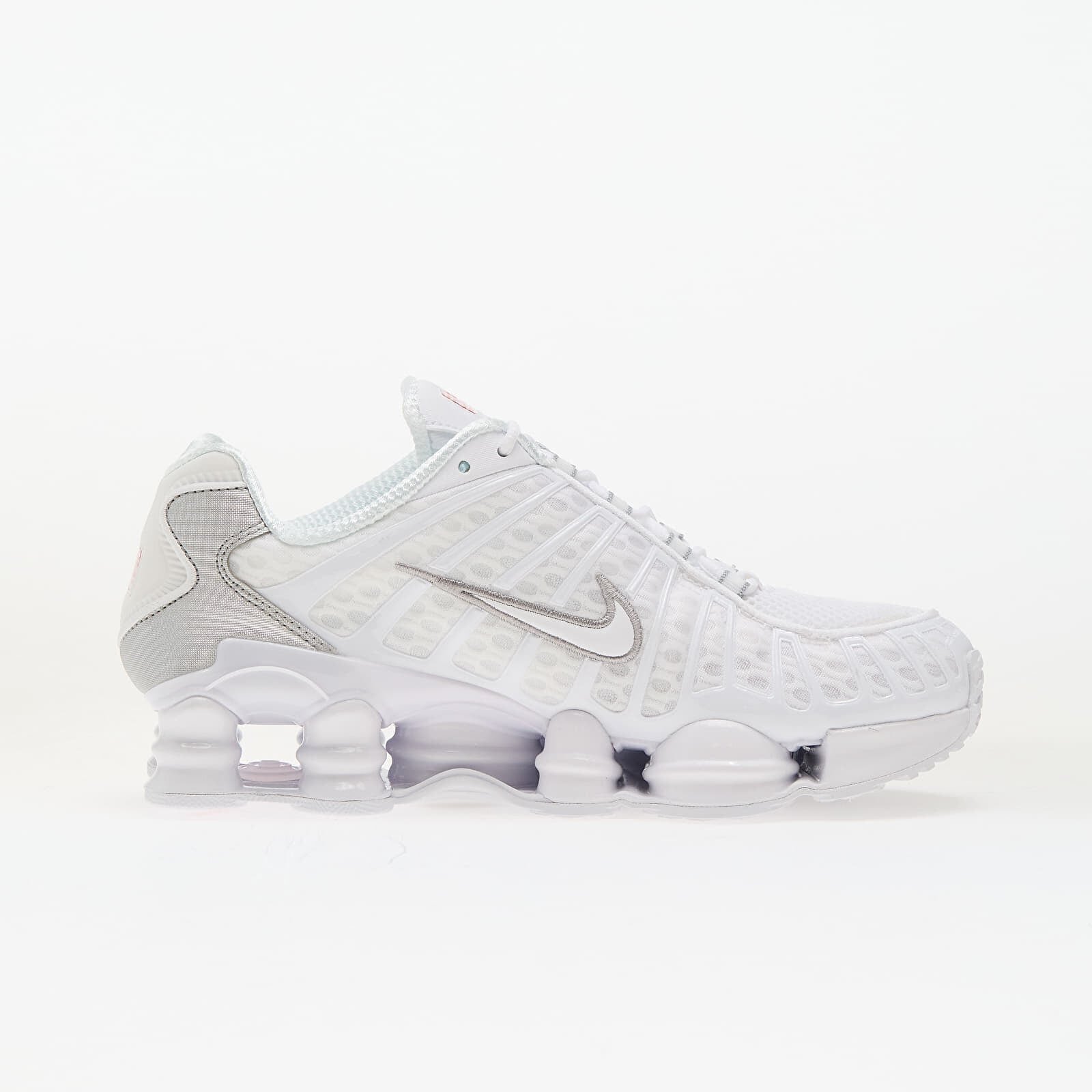Nike Сникърси Shox TL White/ White-Metallic Silver-Max Orange