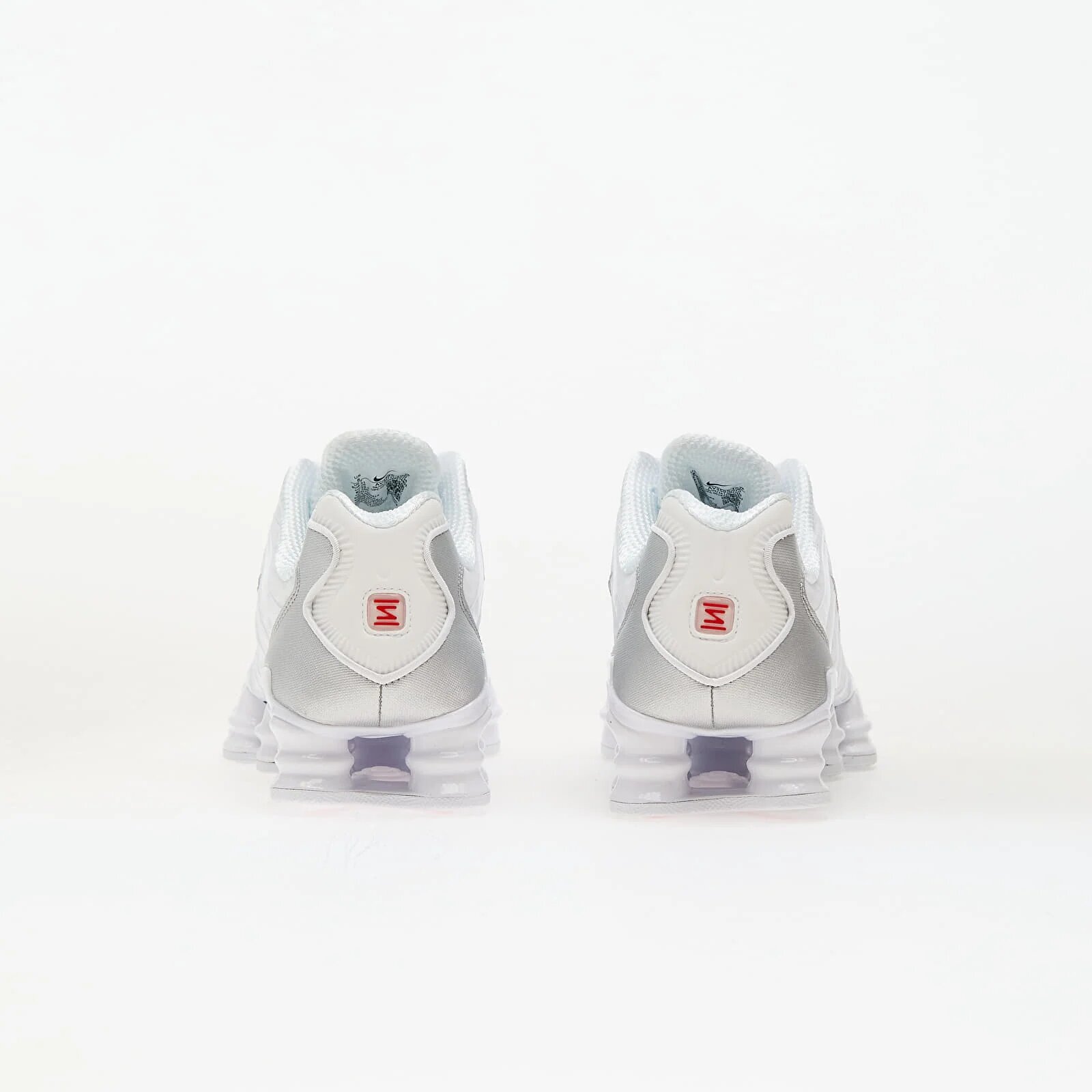 Nike Сникърси Shox TL White/ White-Metallic Silver-Max Orange