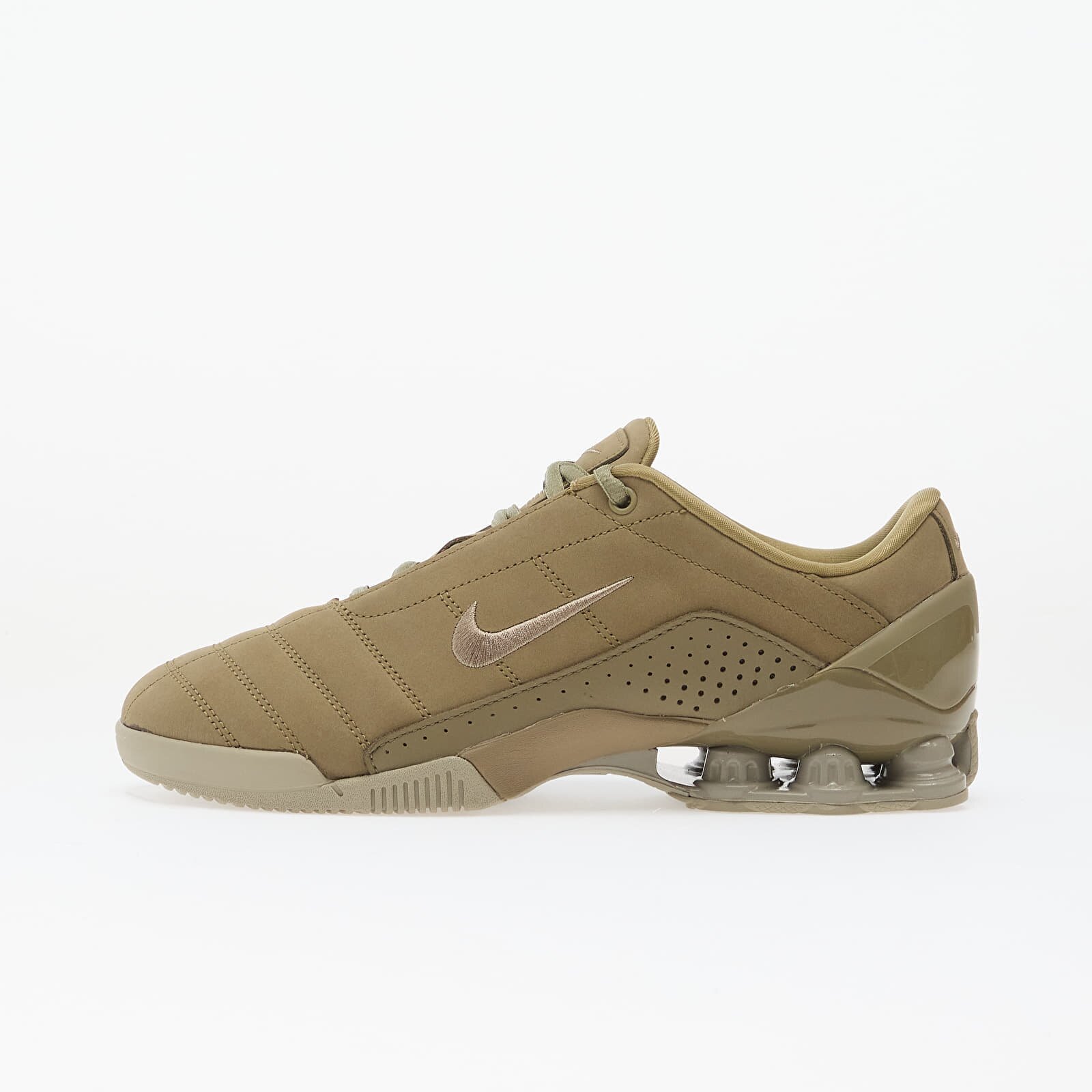 Nike Сникърси T90 Shox Magia Neutral Olive/ Metallic Silver