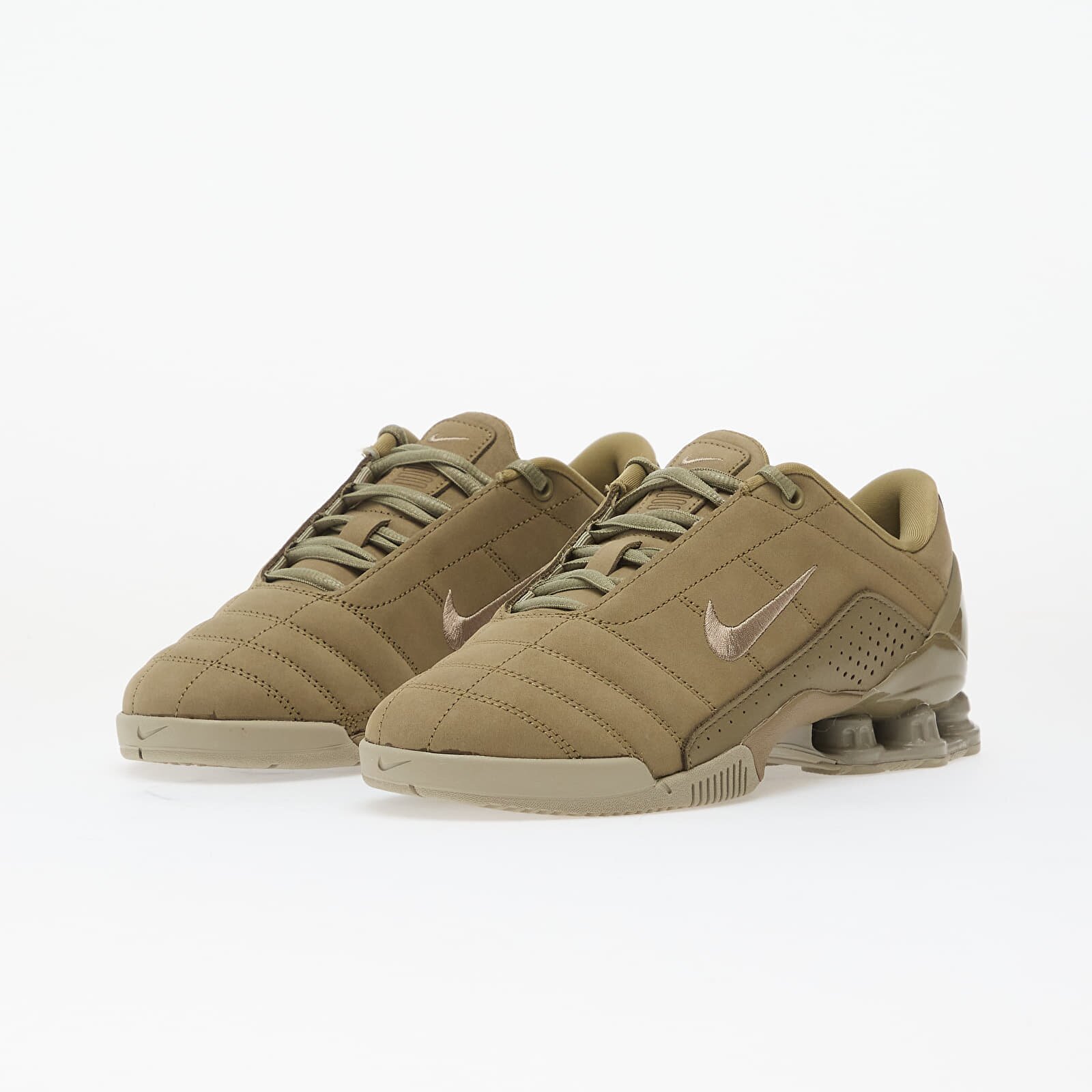 Nike Сникърси T90 Shox Magia Neutral Olive/ Metallic Silver