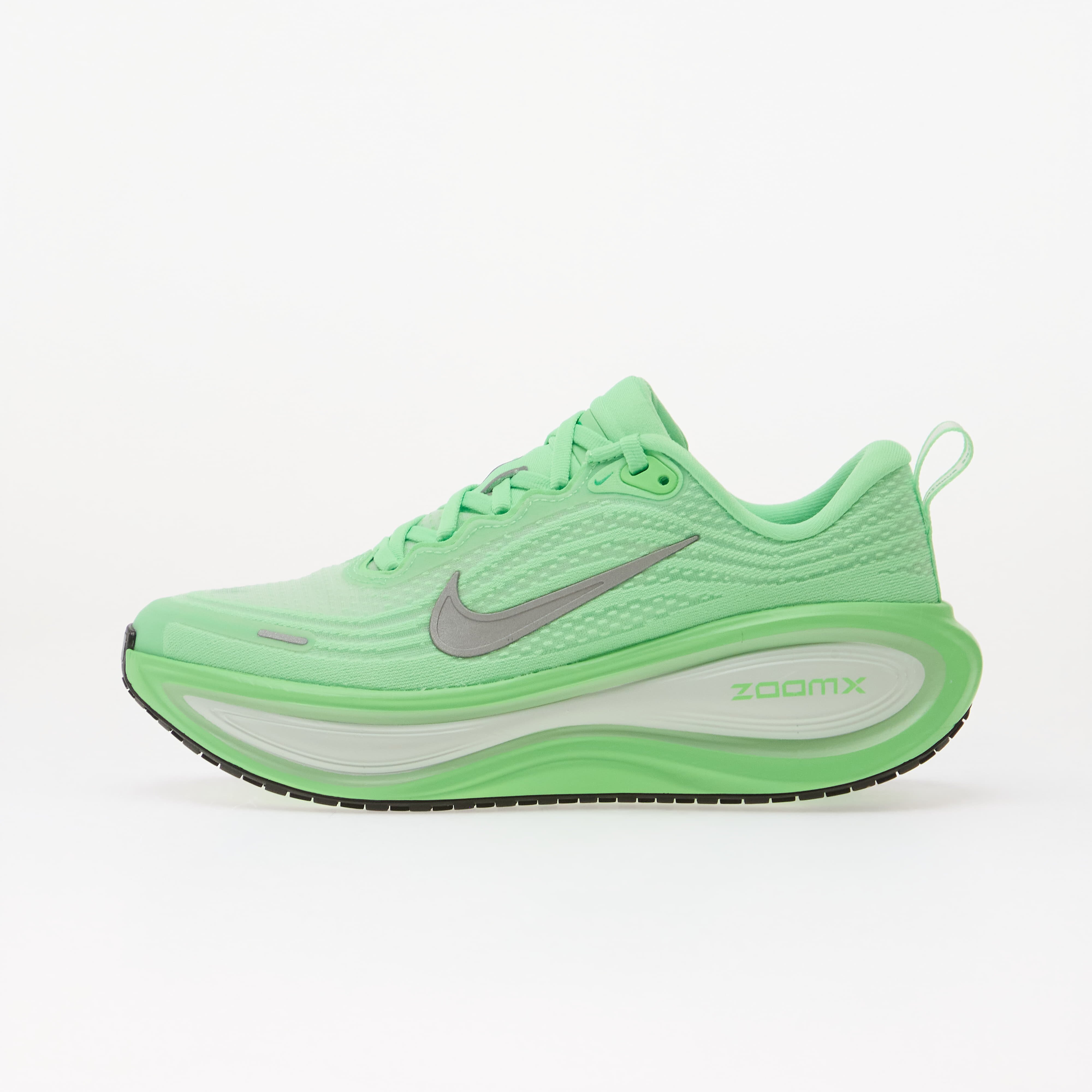 Nike Сникърси Vomero Plus White/ Metallic Silver-Illusion Green
