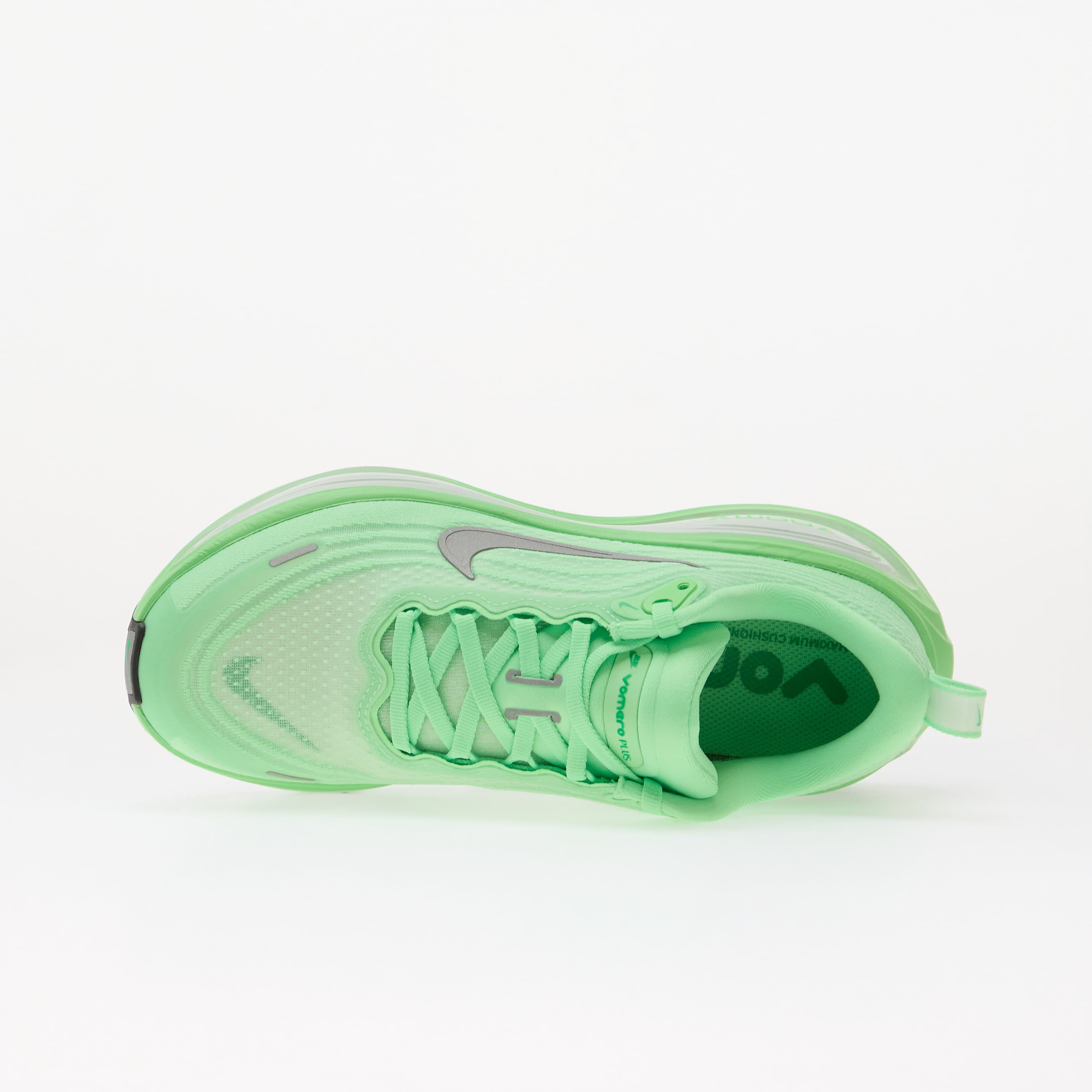Nike Сникърси Vomero Plus White/ Metallic Silver-Illusion Green