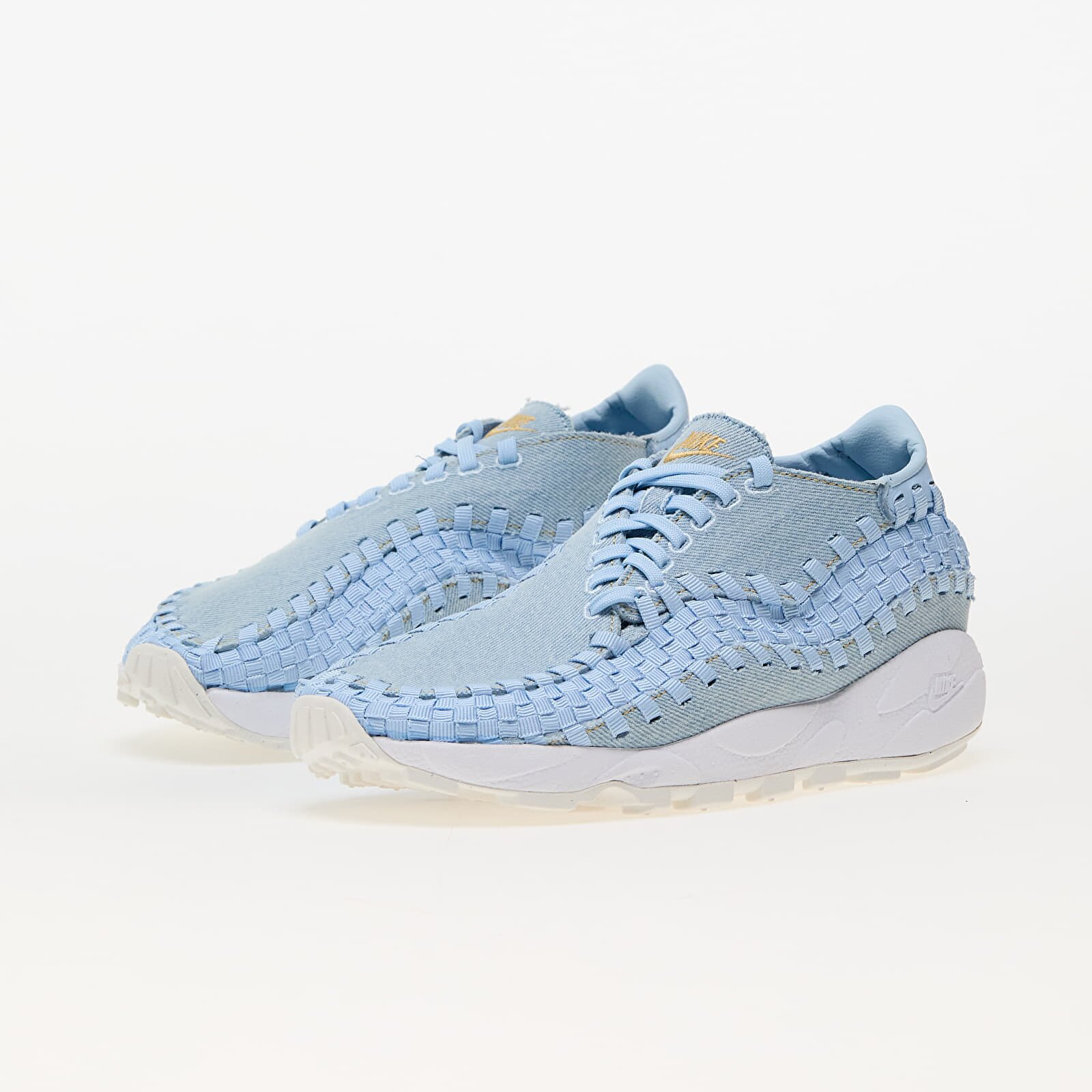 Nike Сникърси W Air Footscape Denim/ Wheat Gold-Ice Blue-White