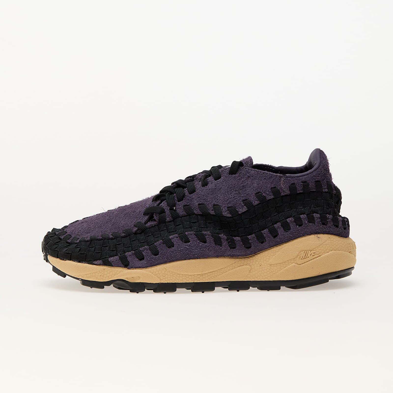 Nike Сникърси W Air Footscape Woven Dark Raisin/ White-Black-Sesame