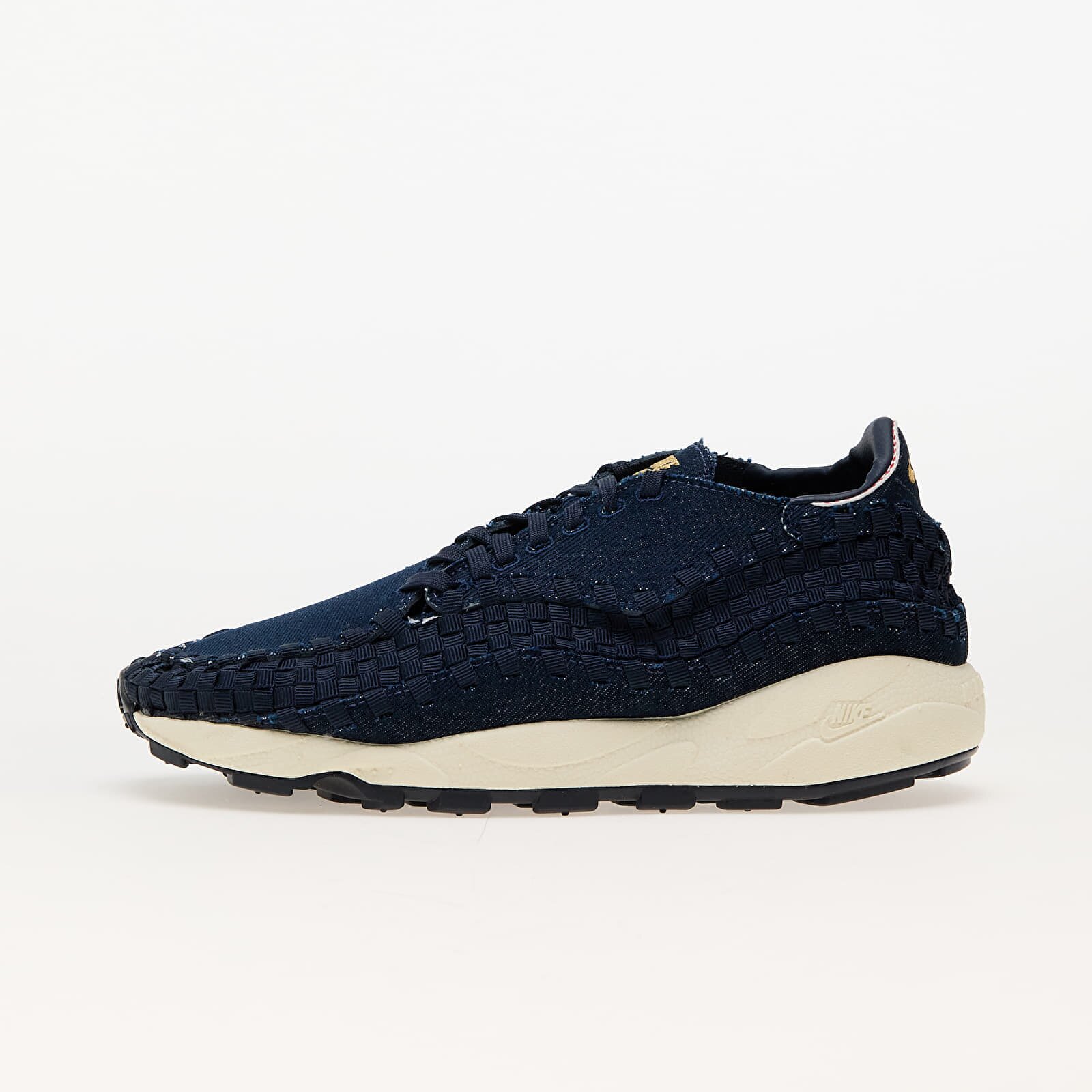 Nike Сникърси W Air Footscape Woven Denim/ Wheat Gold-Obsidian-Coconut Milk