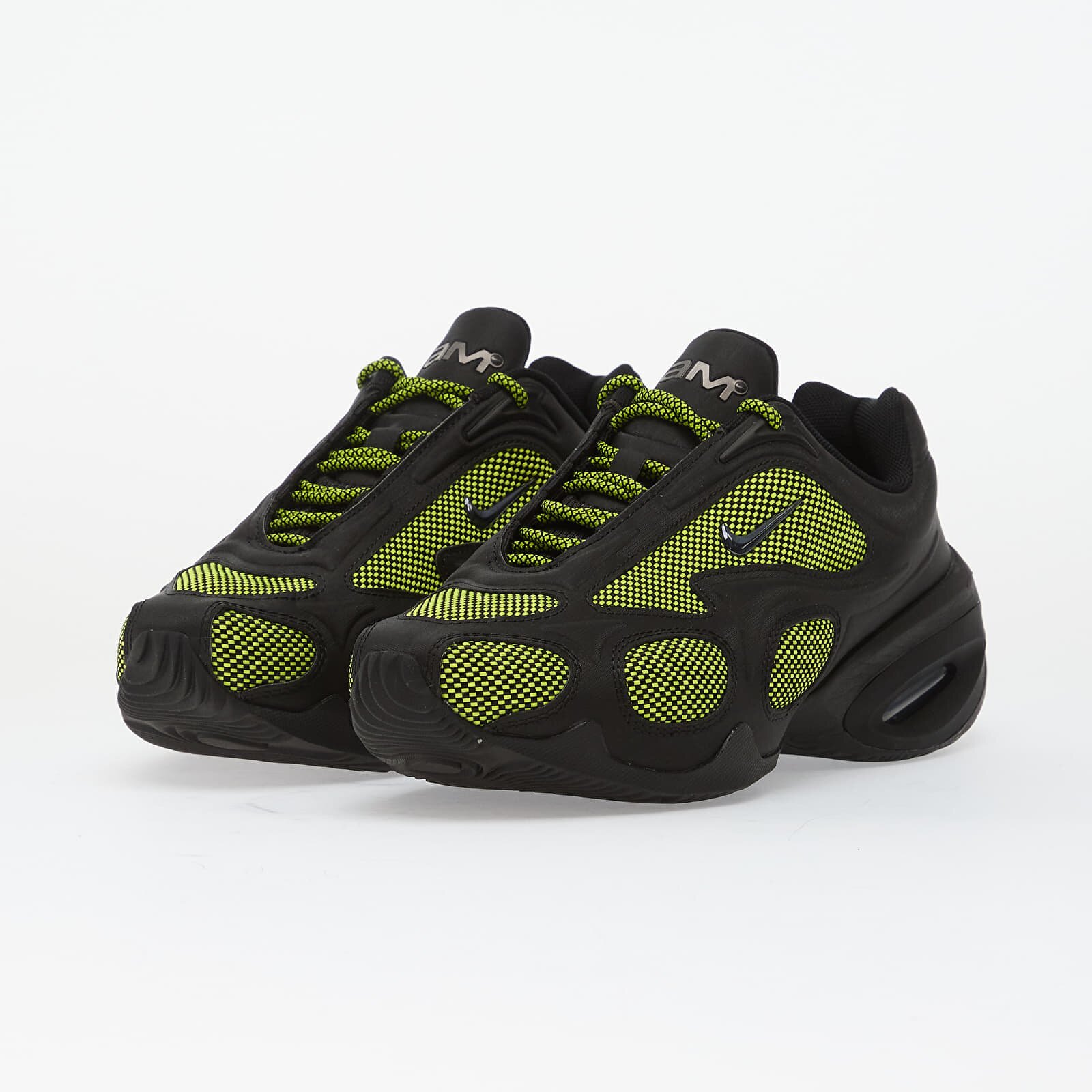 Nike Сникърси W Air Max Muse Black/ Mtlc Dark Grey-Atomic Green
